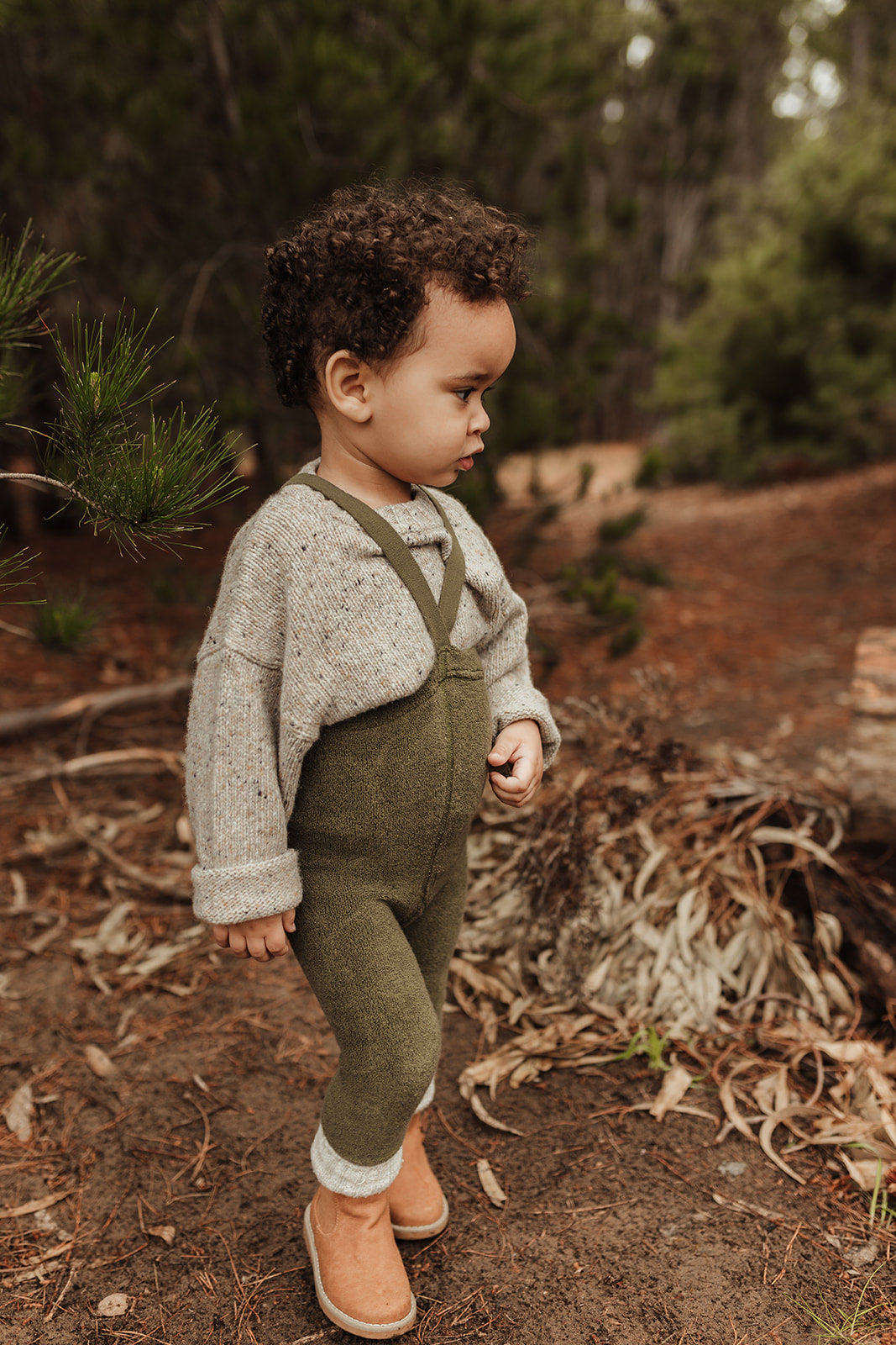 Silly Silas Teddy Olive Footless
