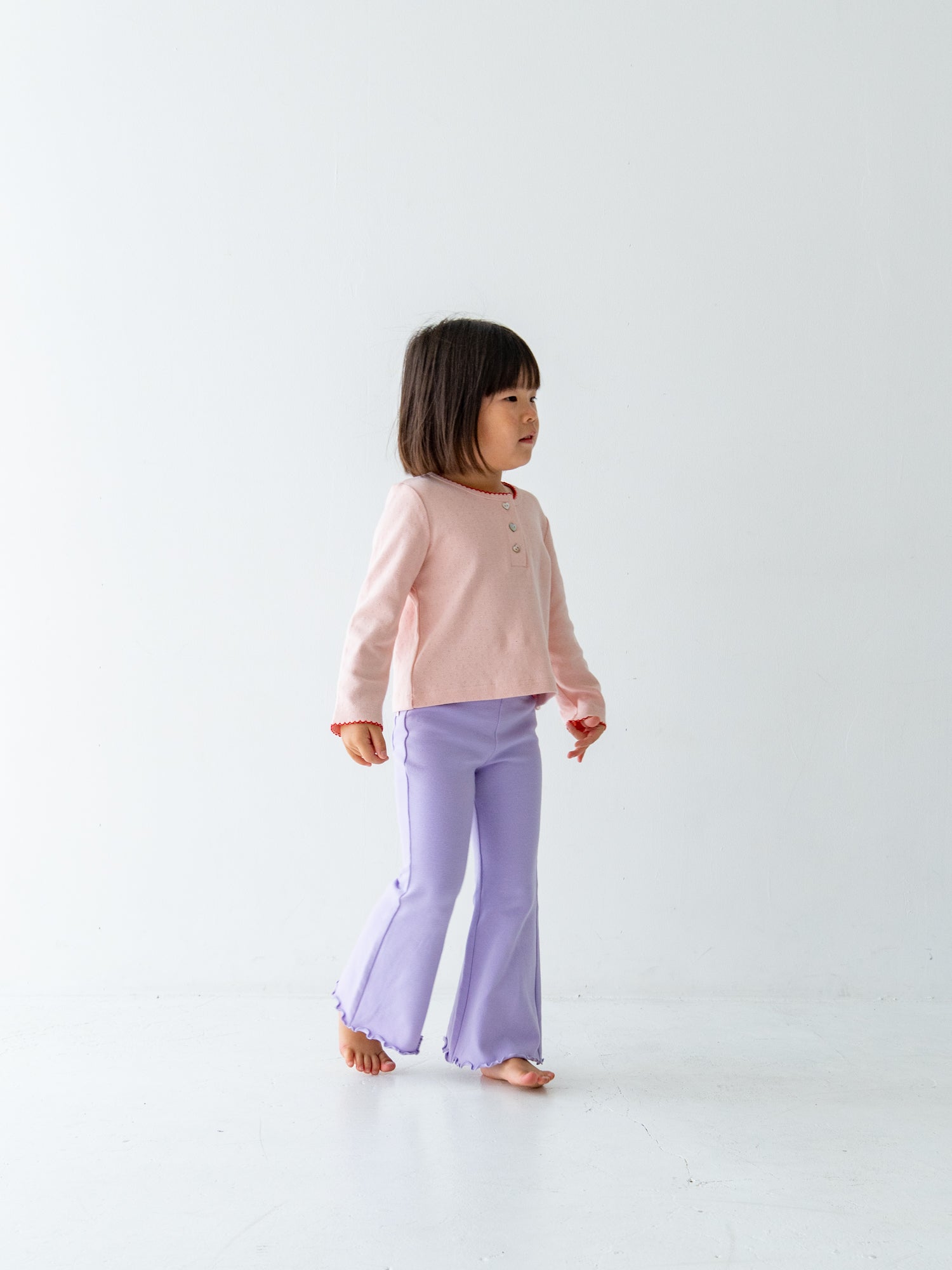 【20%OFF】Flare cotton pants Pippi + Lotta