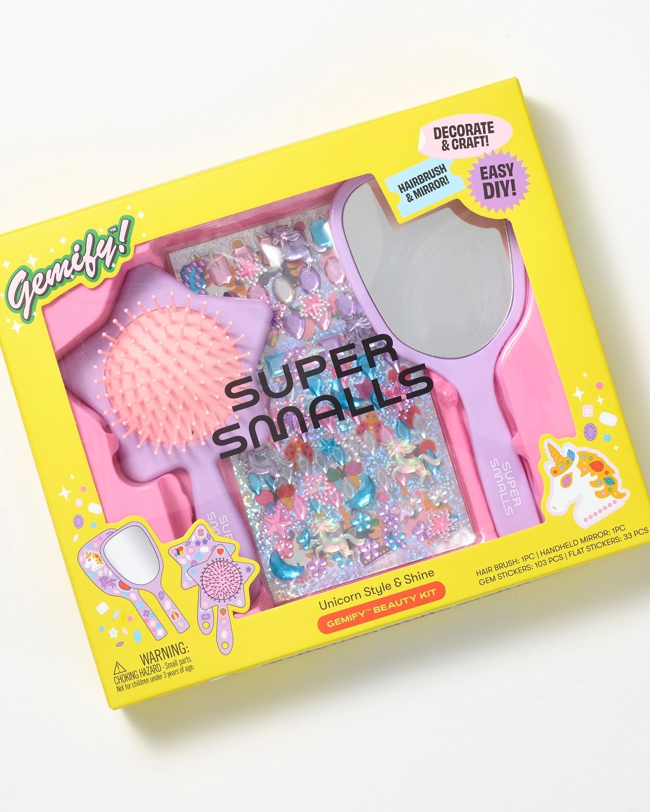 Super Smalls Unicorn Style & Shine Gemify® Beauty Kit