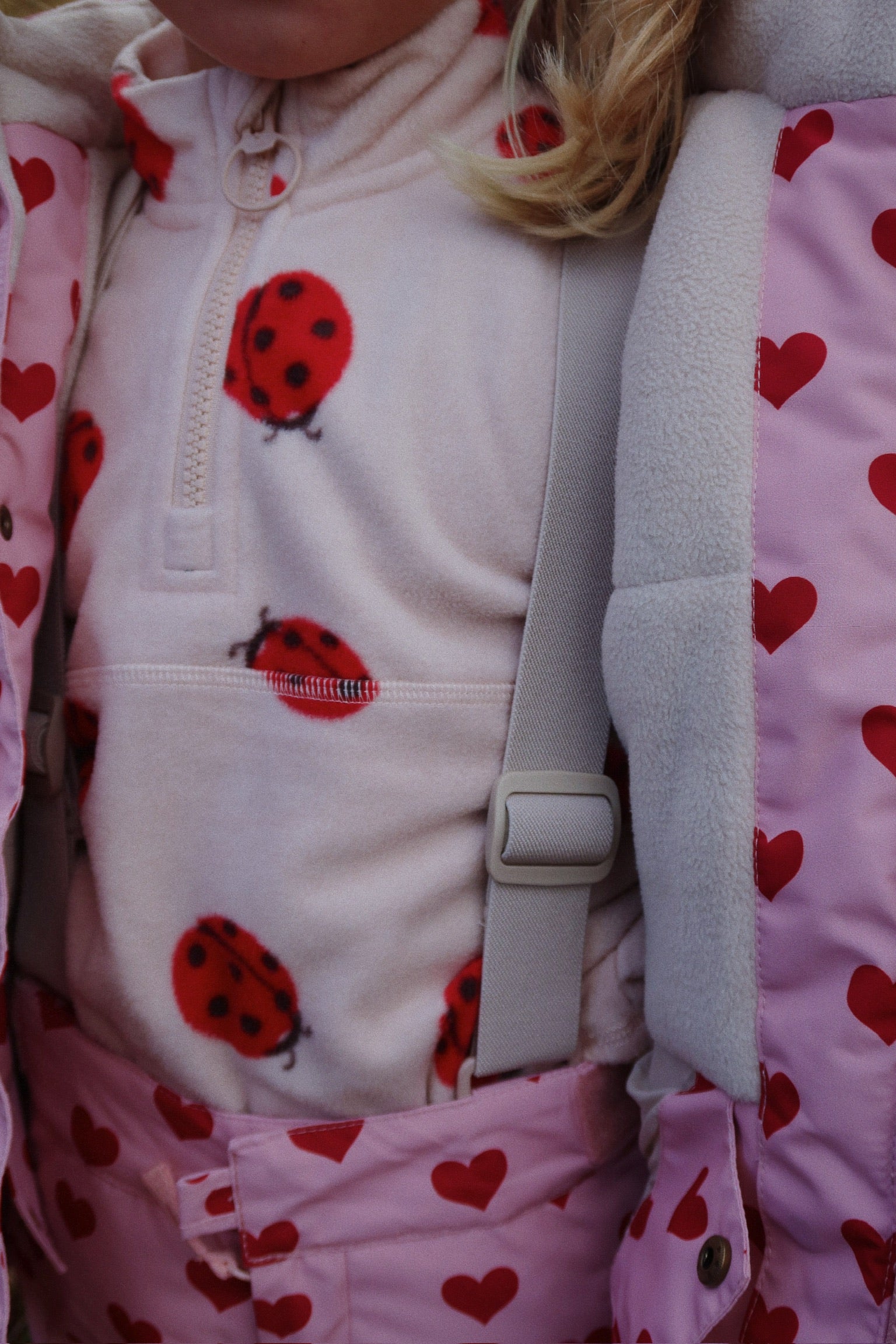 konges sløjd Tavi Fleece Sweatshirt - ladybug