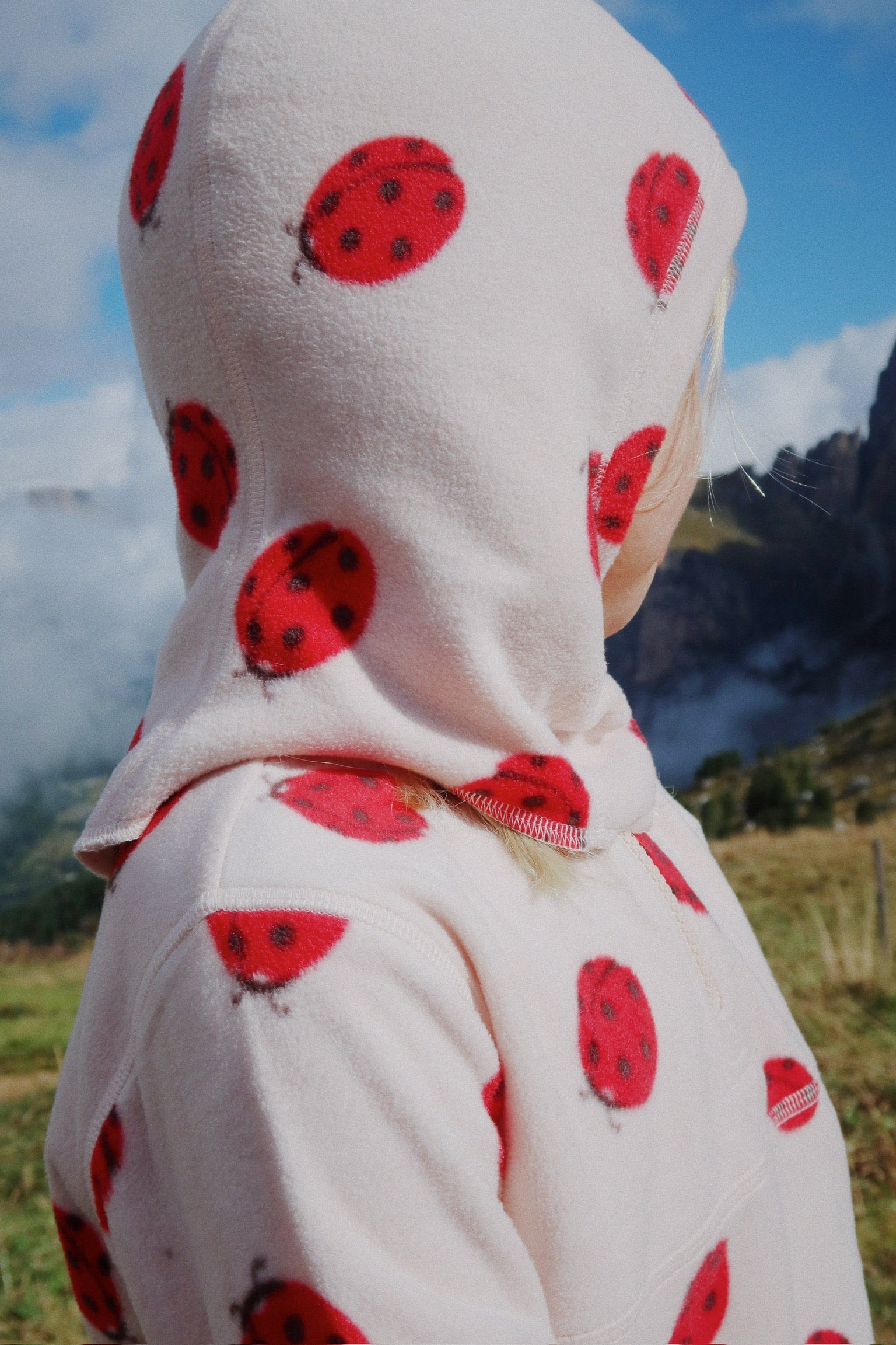 konges sløjd Tavi Fleece Sweatshirt - ladybug