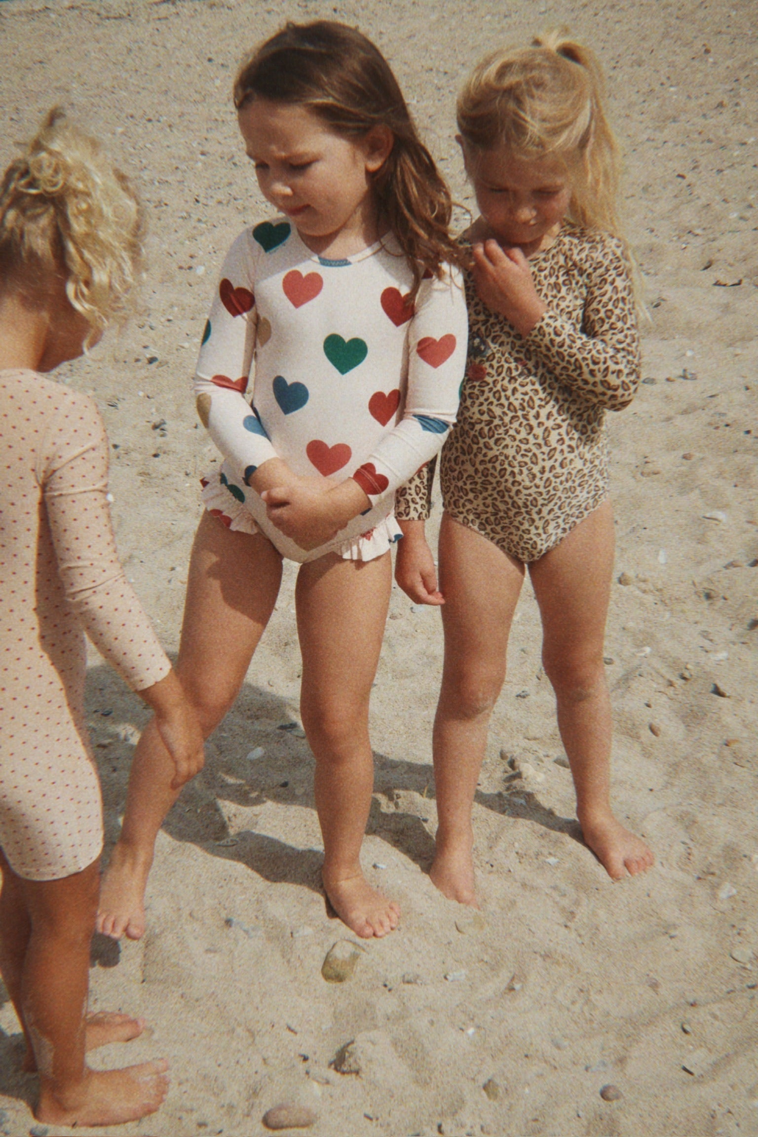 Konges Sløjd KITTY LONG SLEEVE SWIMSUIT - leo