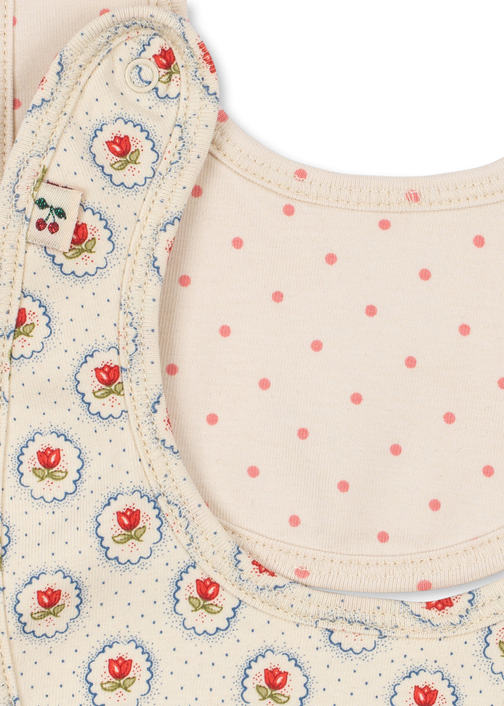 Konges Sløjd BASIC 2 PACK BIBS - Pirouette Dot