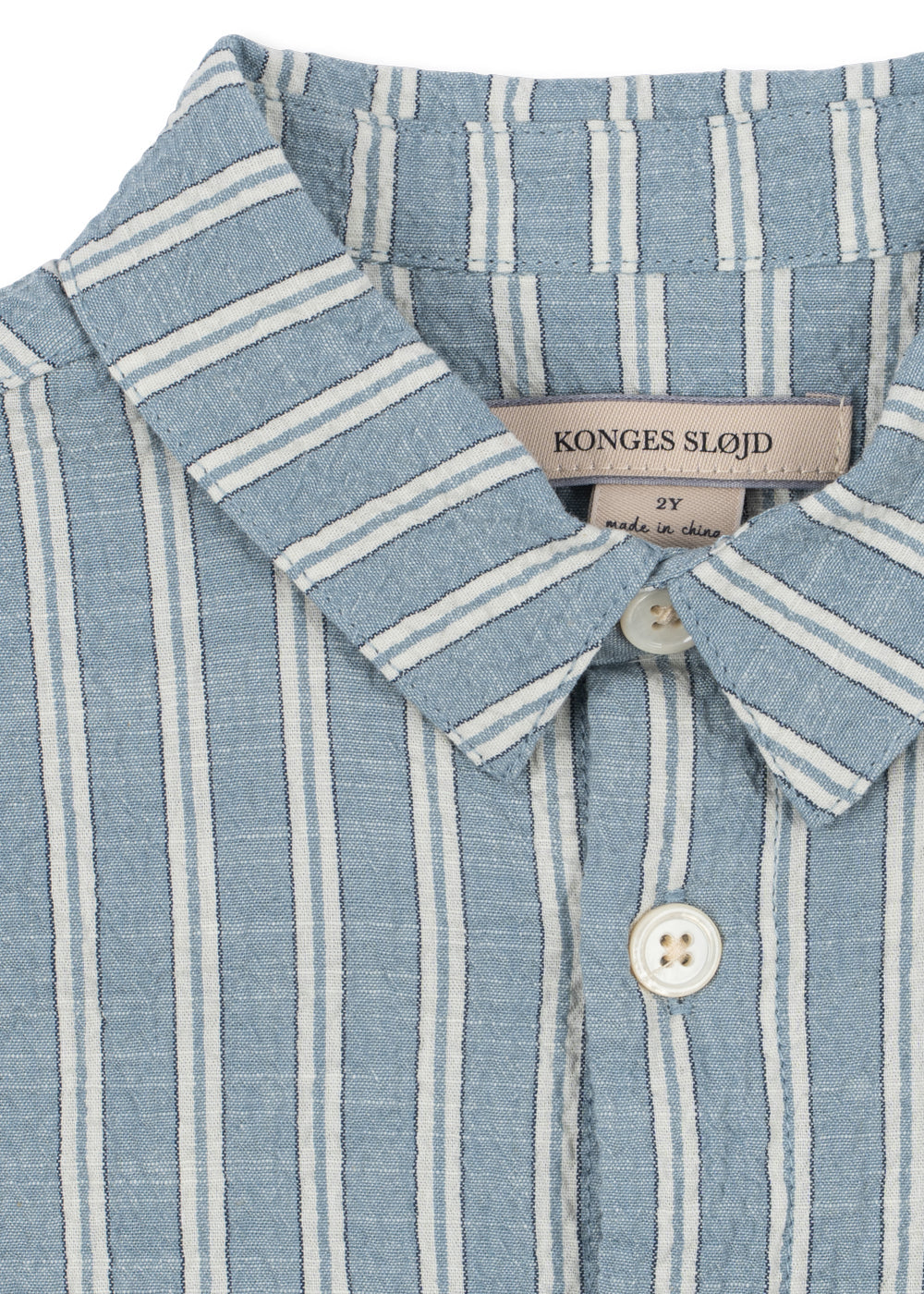 Konges Sløjd Elliot Short Sleeve Shirt - Trio Bleu Stripe