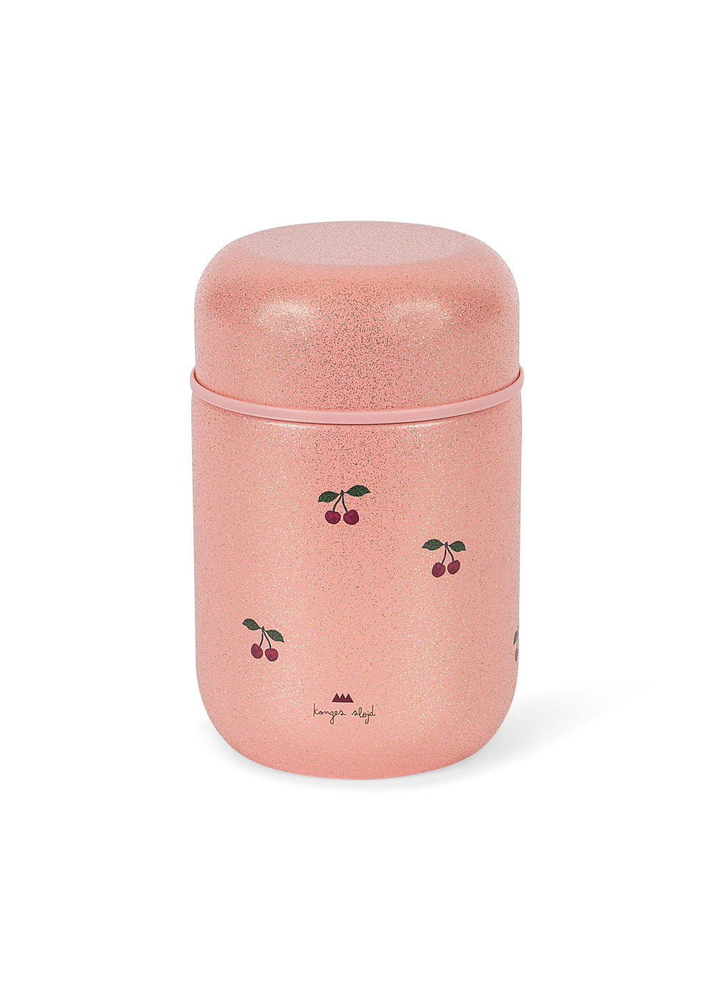 Konges Sløjd Glitter Thermo Food Jar – Cherry Glitter