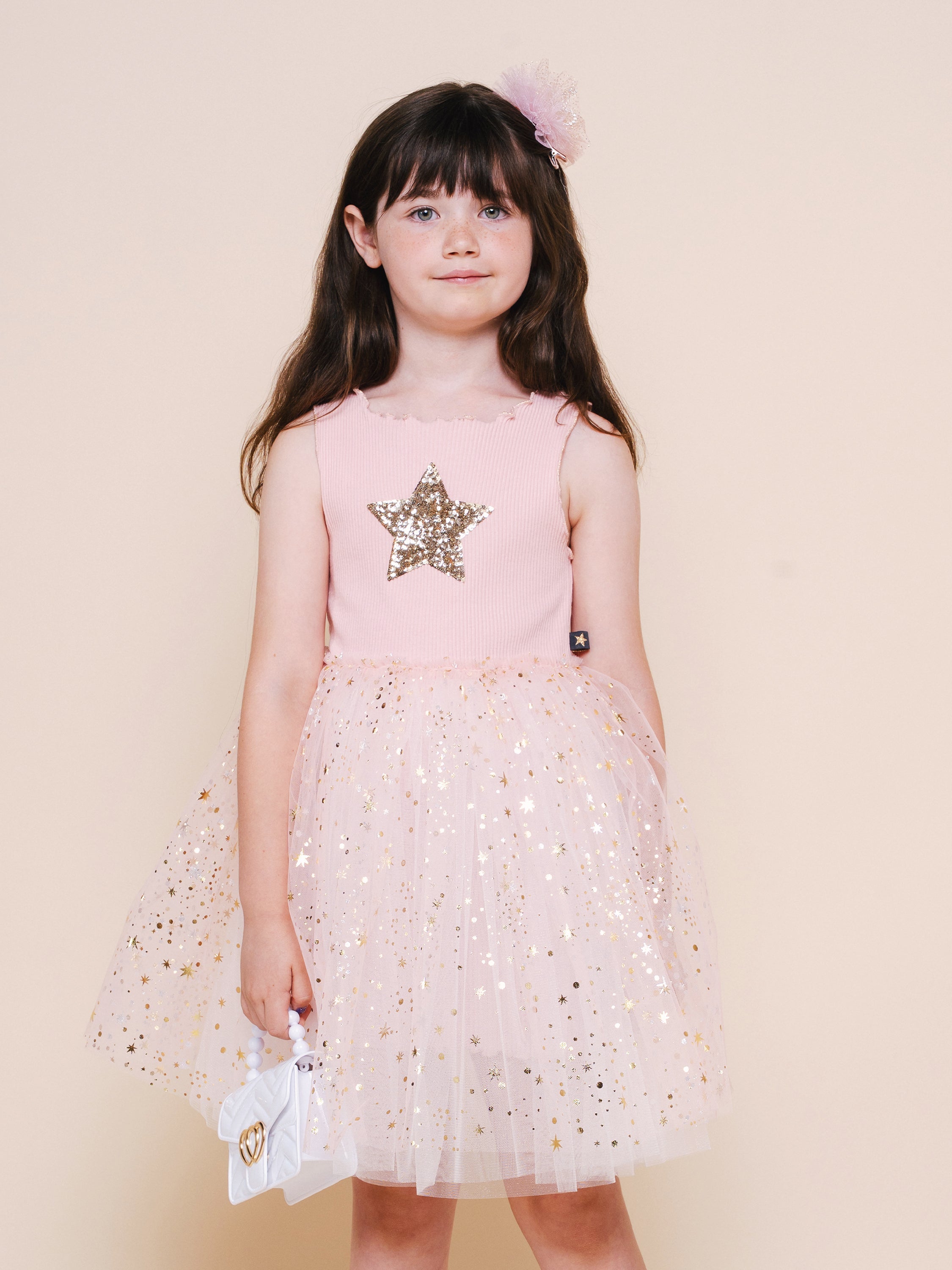 Petite Hailey Eloise Tutu Dress peach