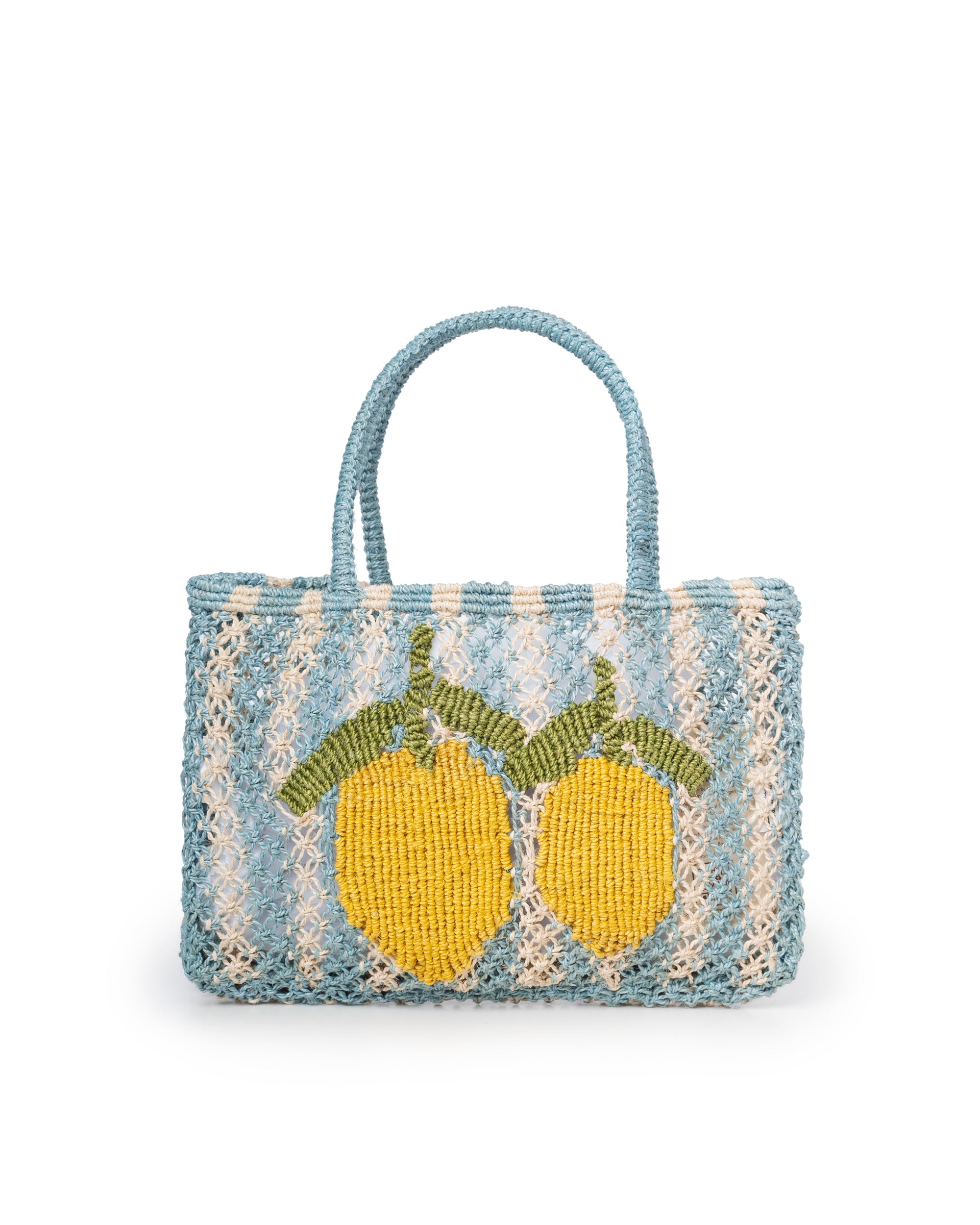 The Jacksons Lemon Jute Beach Bag | Large Eco-Friendly Tote