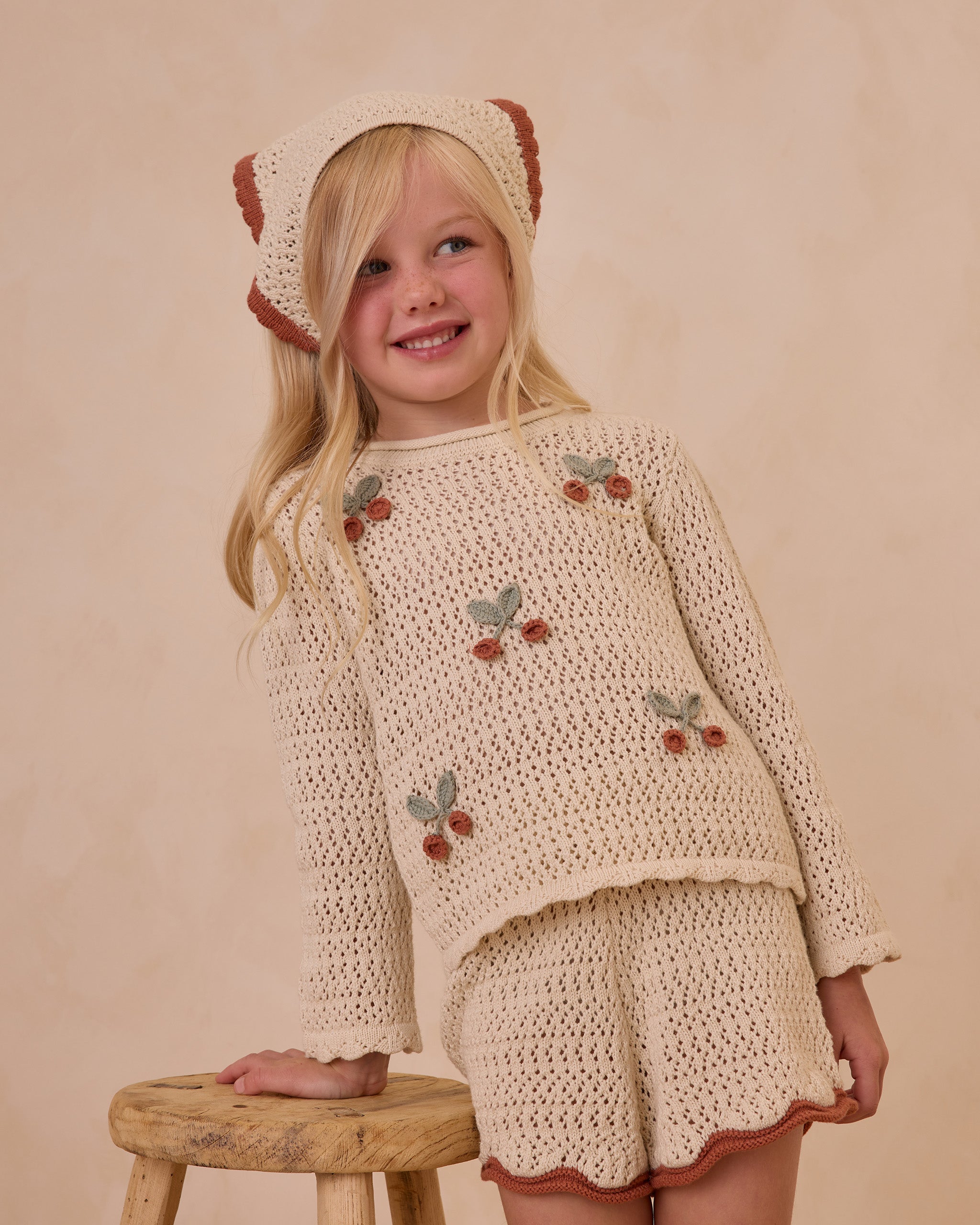 Rylee + Cru Crochet Scarf Headband || Natural