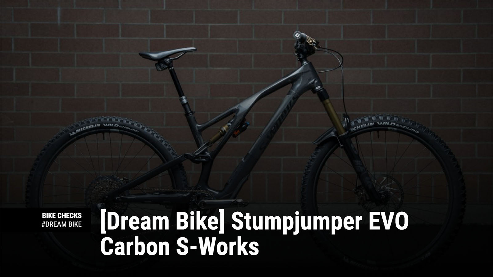 Specialized EVO cycling publication masthead featuring TRP component reviews for mountain bike industry"
