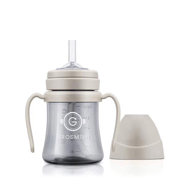 onzenna (Grosmimi and Cha&Mom) - Grosmimi PPSU Straw Cup - 6oz (6 Months+): White