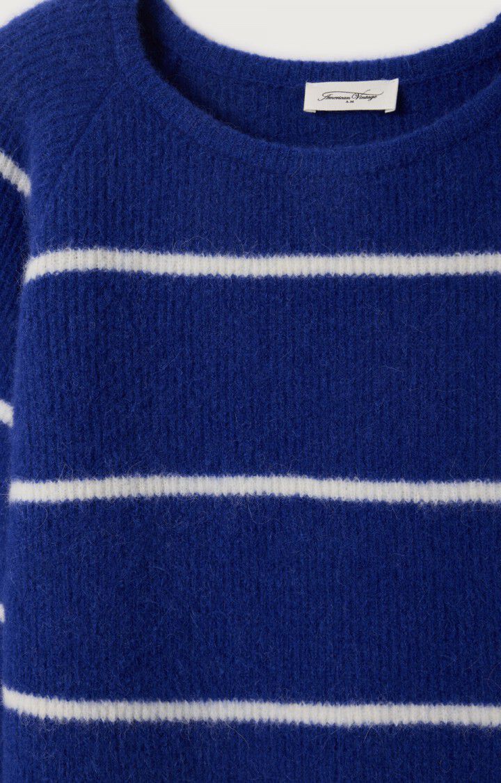 American Vintage Women’s Jumper Vitow – ROYAL BLUE WITH WHITE STRIPES American Vintage