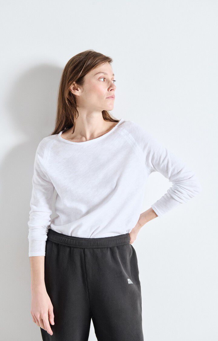 American Vintage Women’s Sonoma Long Sleeve T-Shirt – White American Vintage