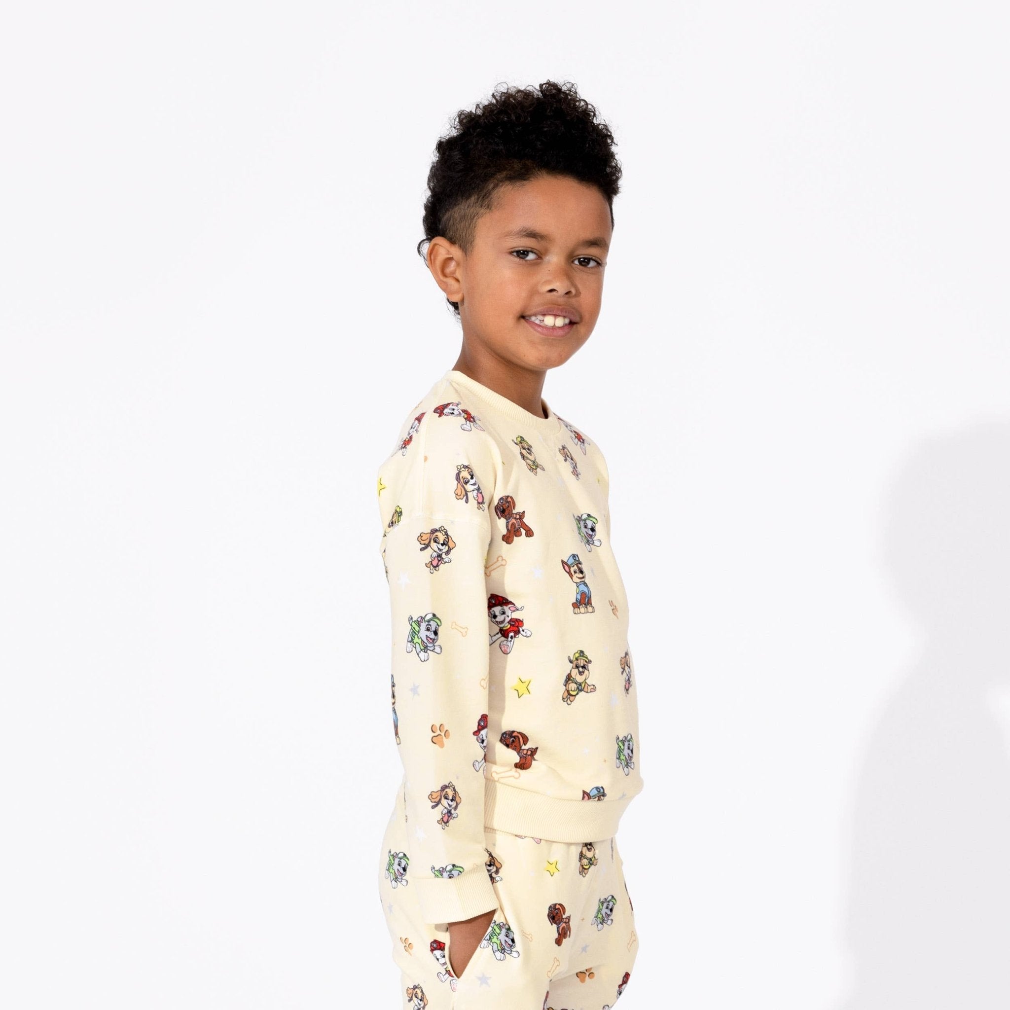 Bellabu Bear - PAW Patrol Classic Bamboo Terry Daywear Kids Crewneck Sweat Bellabu Bear