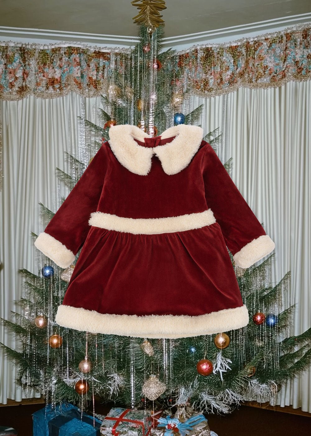 Konges Sløjd CHRISTMAS DRESS GRS - red dahlia Konges Sløjd