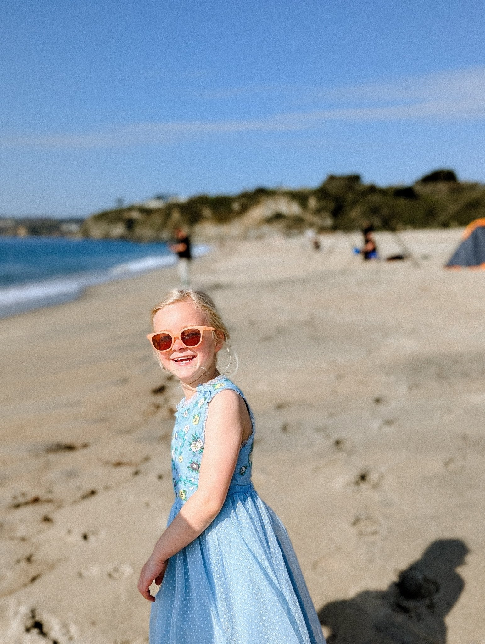 Classic Wayfarer Sustainable Sunglasses | Bio - Based · Bendable · Polarized | Child | 3 - 8 Y | Sunset GRECH & CO.