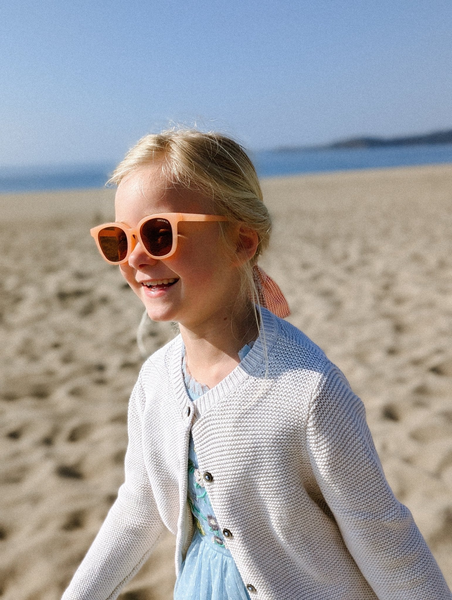 Classic Wayfarer Sustainable Sunglasses | Bio - Based · Bendable · Polarized | Child | 3 - 8 Y | Sunset GRECH & CO.