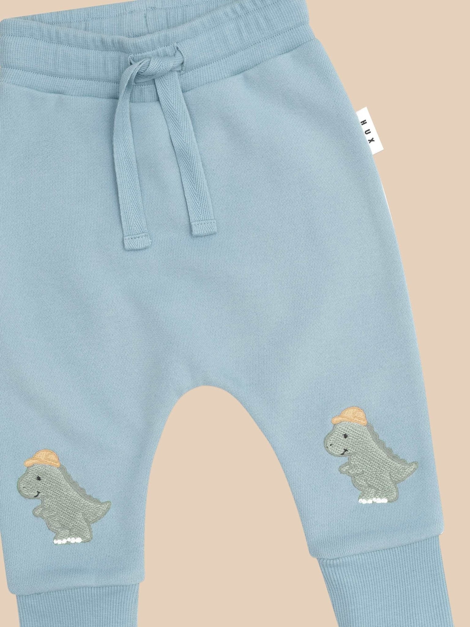 Huxbaby CONSTRUCTION DINO DROP CROTCH PANT Huxbaby