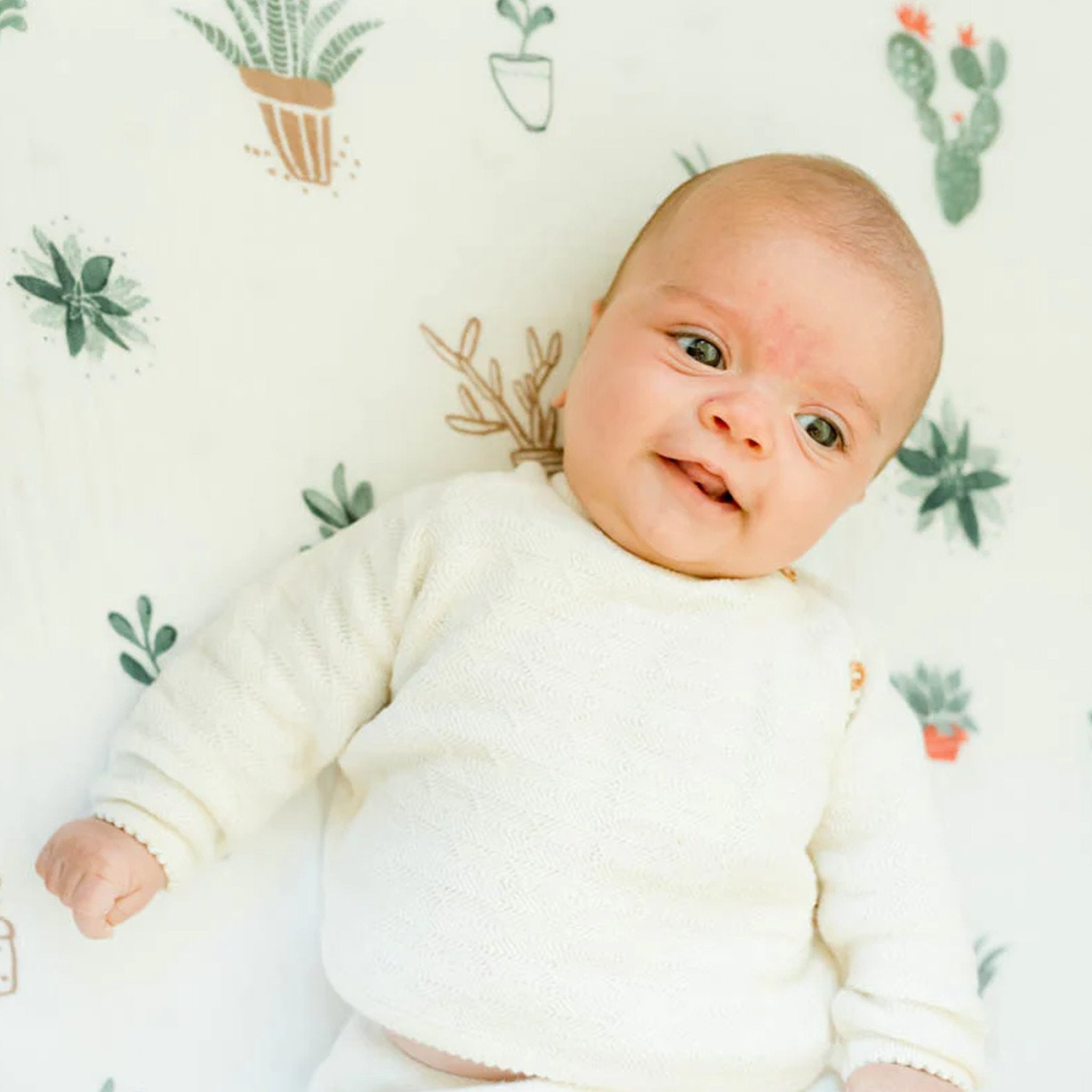 Cotton Muslin Crib Sheet - Prickle Pots Little Unicorn