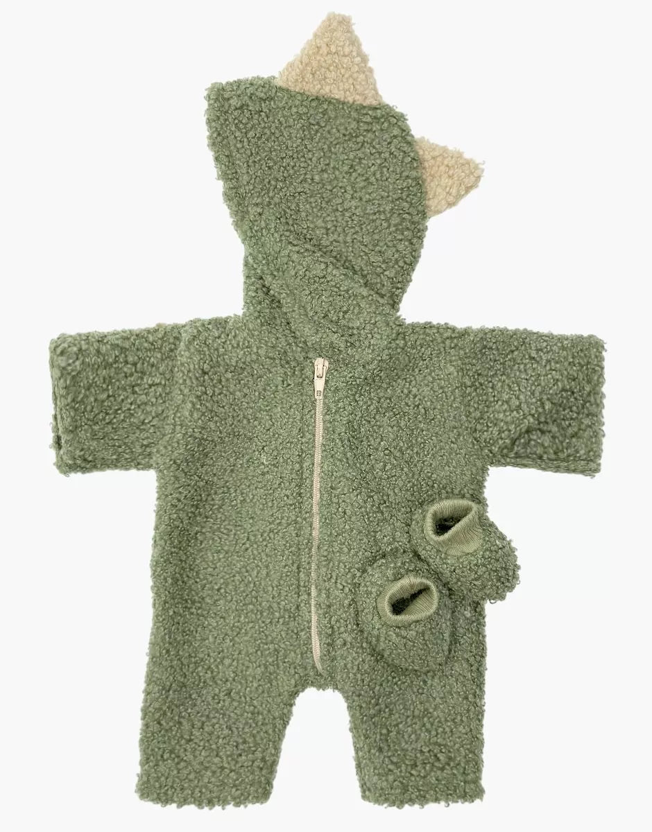 Minikane Little Costumes Dino Jumpsuit & Booties – Khaki Green
