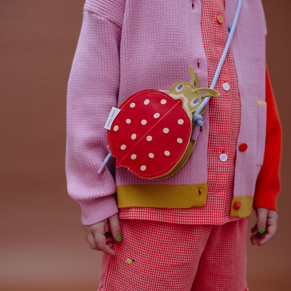 Sticky Lemon Wallet Bag -Ladybird