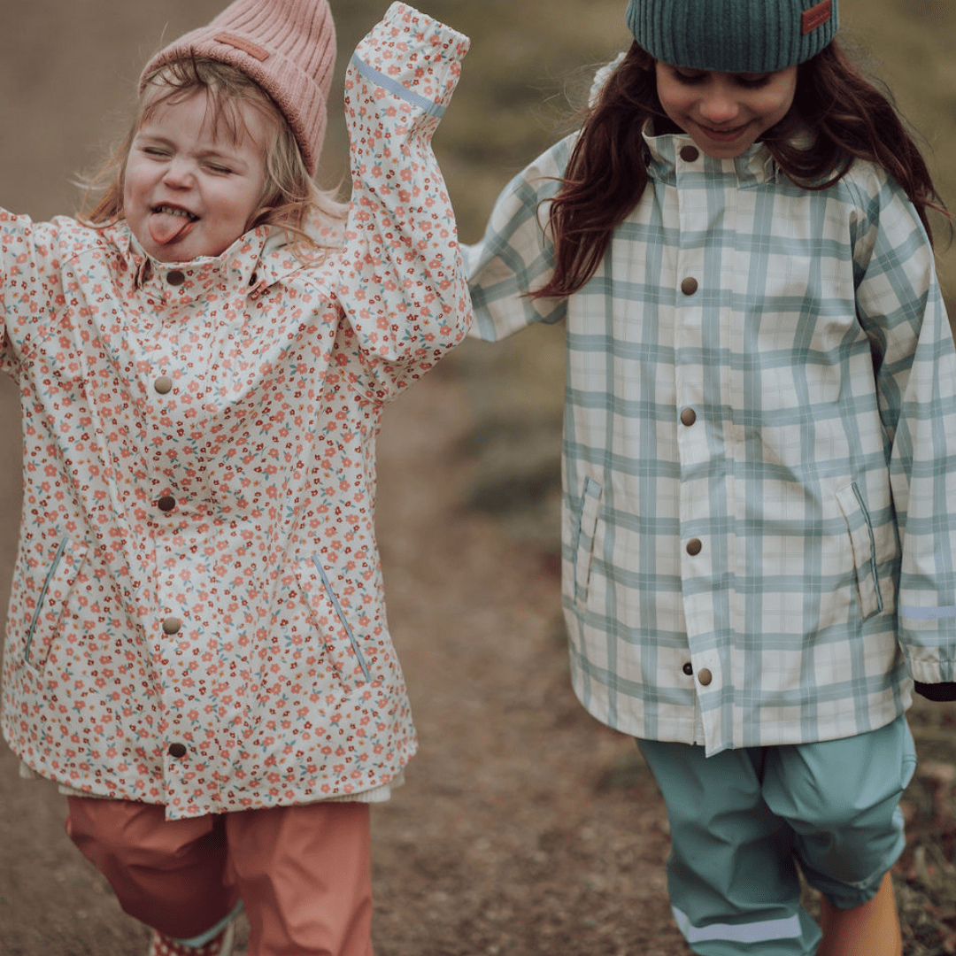 Fishtail Rain Jacket | Sunset Meadow GRECH & CO.