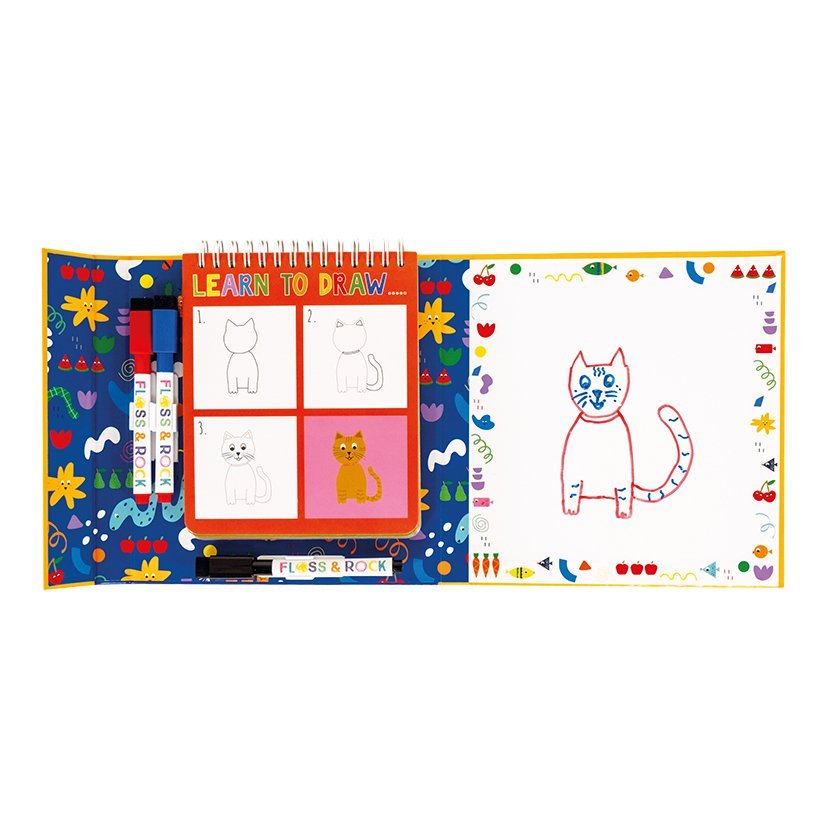 Floss and Rock - Pets Learn To Draw Floss and Rock