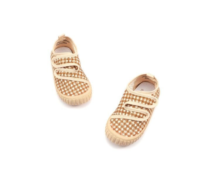 GRECH & CO. Play Shoes | Recycled Mesh - Sienna Gingham Grech & Co