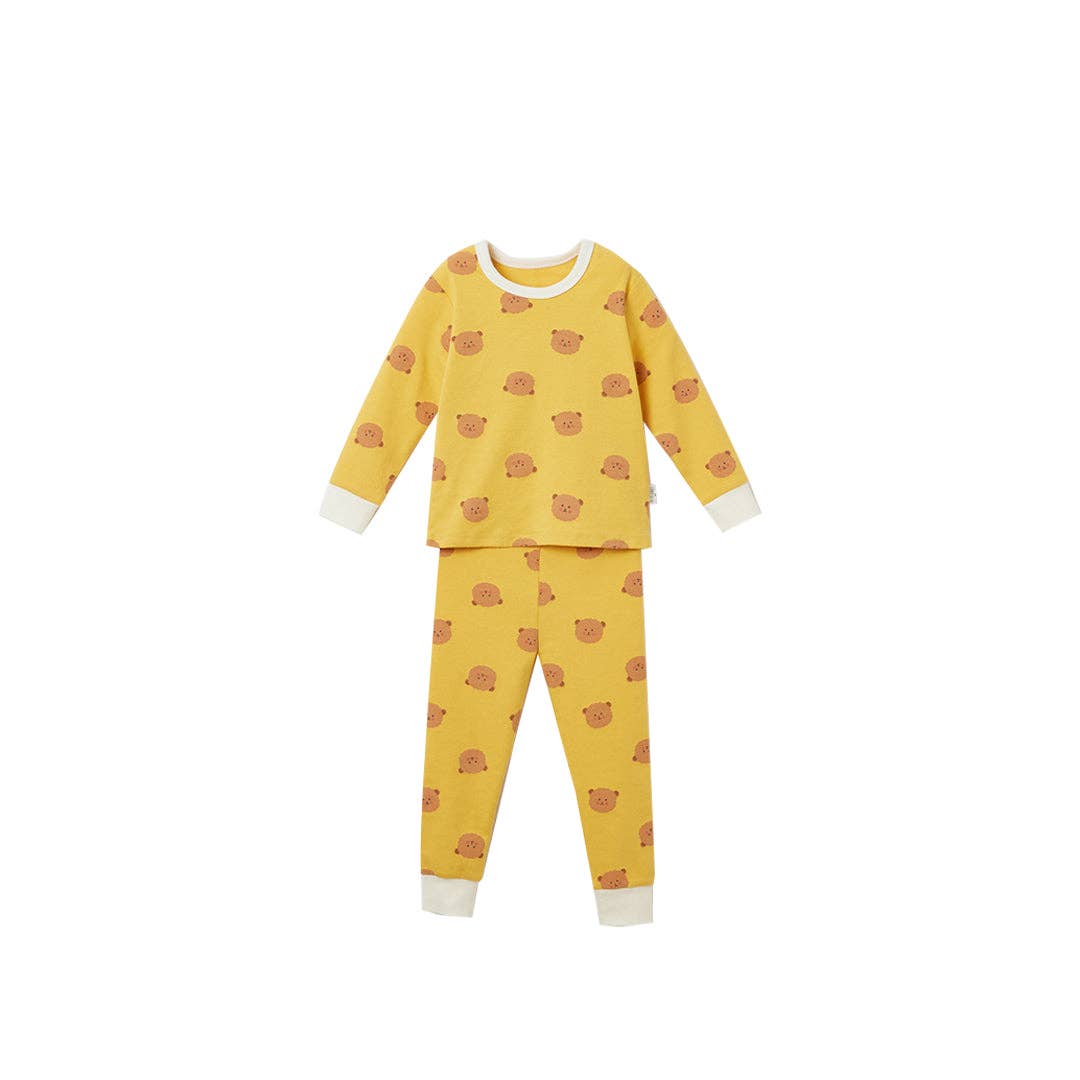 Grosmimi - BabyRabbit Teddy Bear Long Sleeve Set: Pink Grosmimi