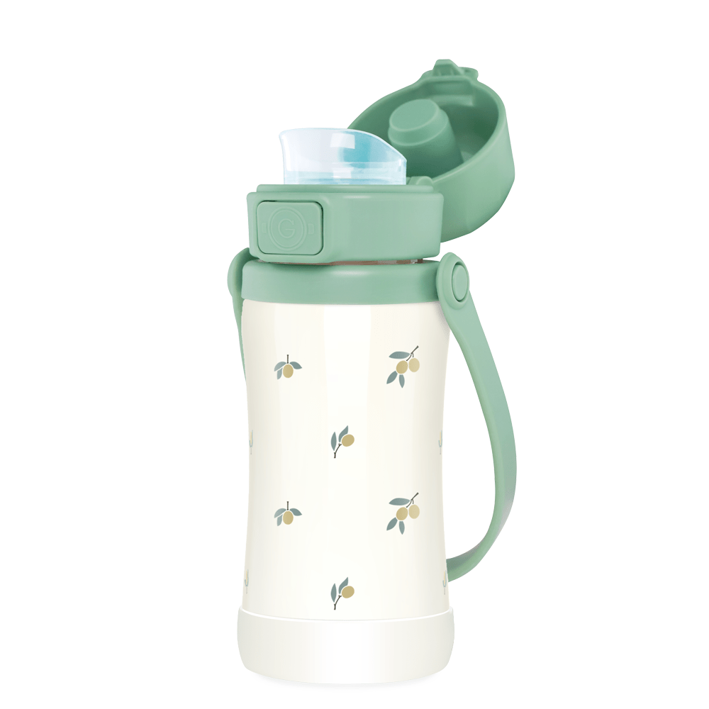 Grosmimi Stainless Steel Tumbler - 10oz (300ml): Olive Pistachio Grosmimi
