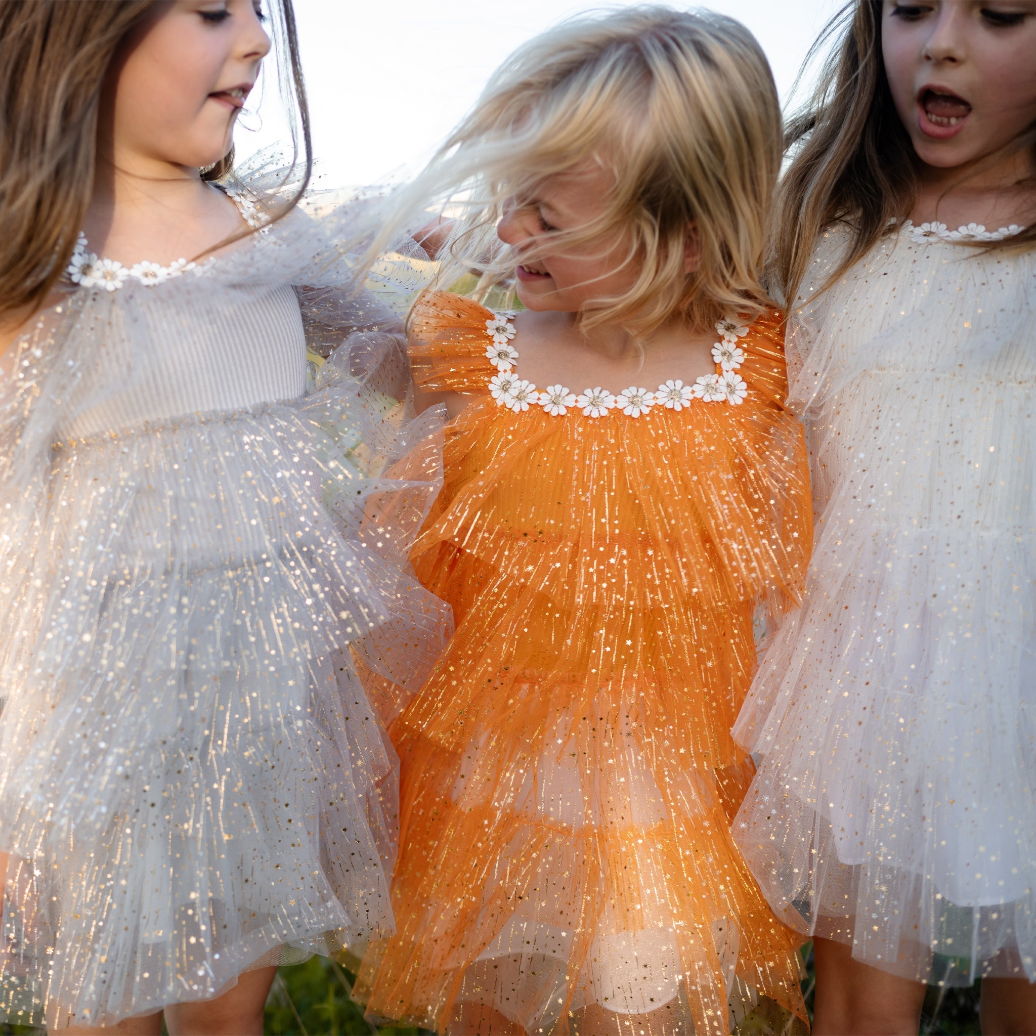 Harper Layered Dress - White Petite Hailey