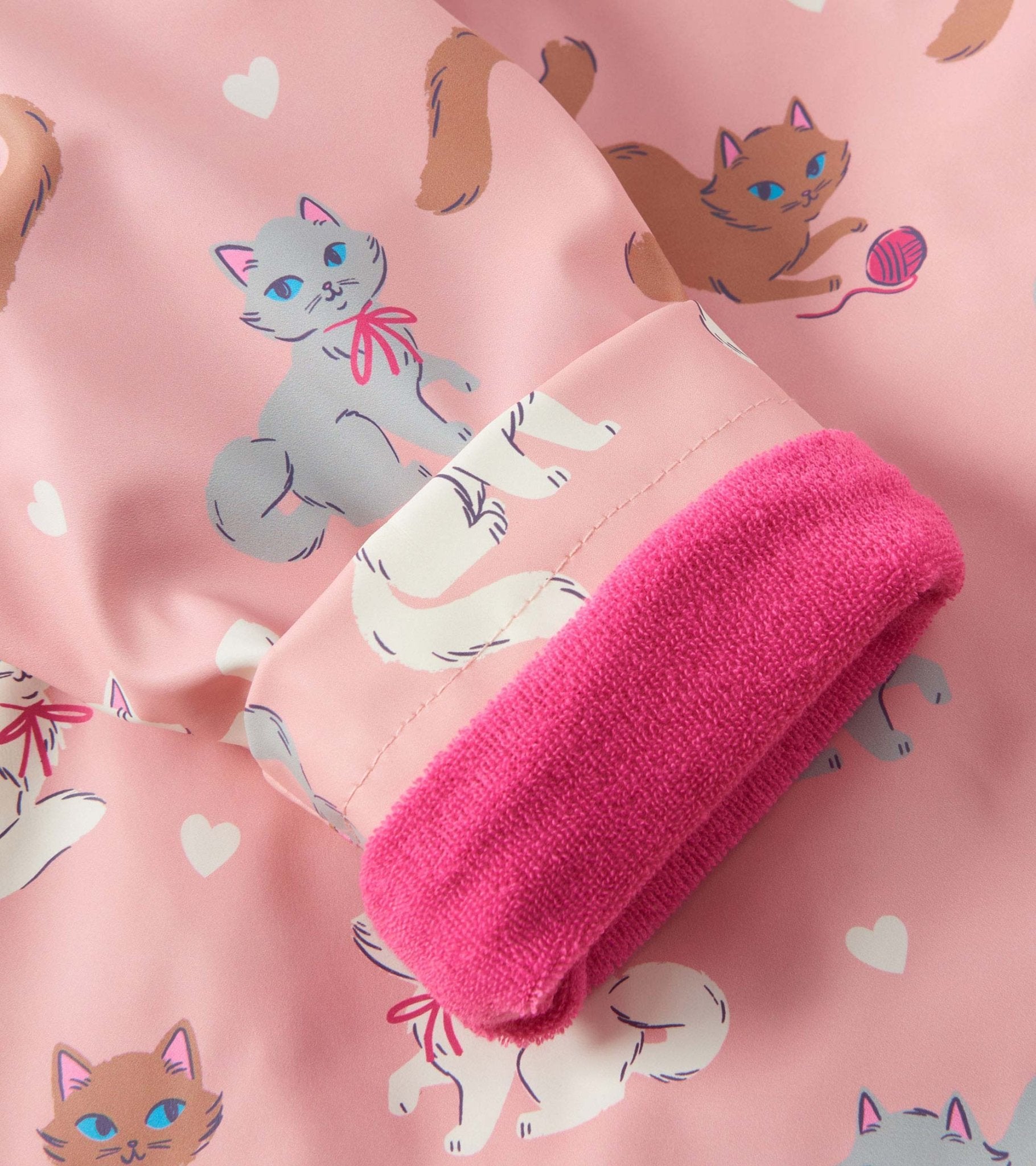 Hatley Baby & Toddler Snap up Raincoat Little Kitties Hatley