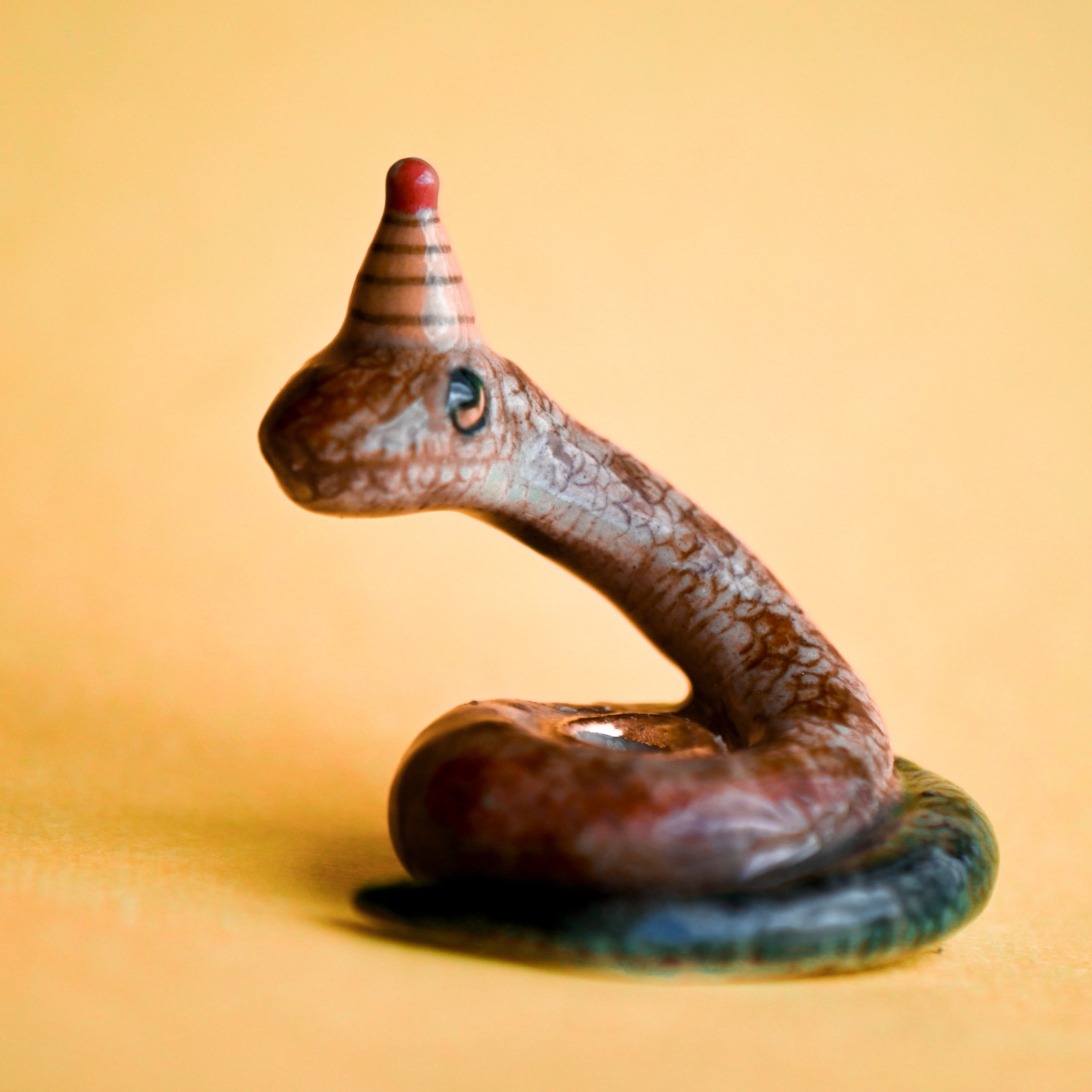 Camp Hollow Year of the Snake Birthday Candle Holder | Porcelain Cake Topper