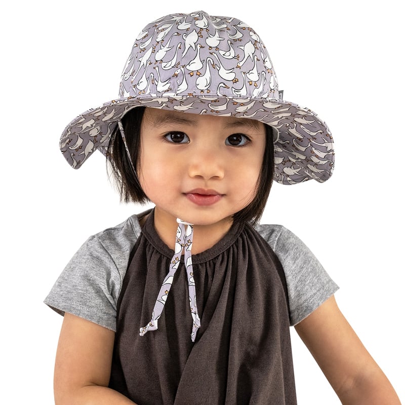 Jan & Jul Jan & Jul Kids Cotton Floppy Hats - Goose Jan & Jul