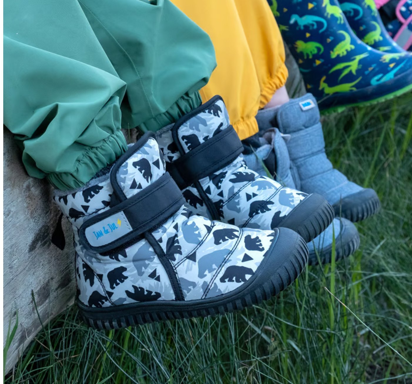 Jan & Jul Jan& Jul Kids Insulated Ankle Boots | Bear Jan & Jul