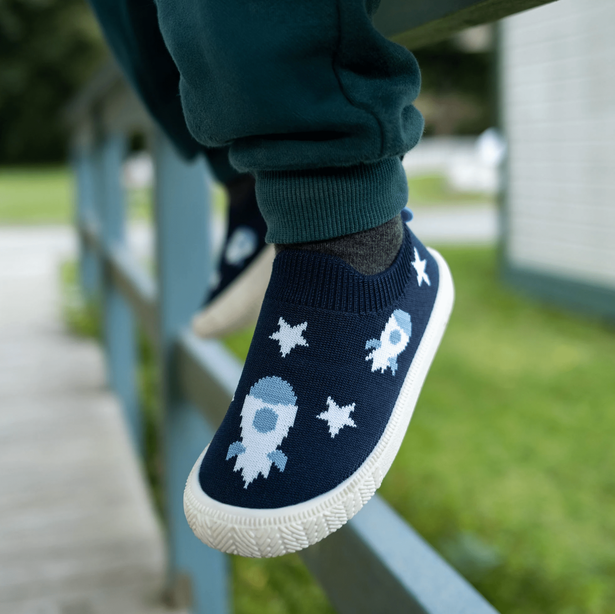 Jan & Jul Kids Graphic Slip On Shoes | Rocket Jan & Jul