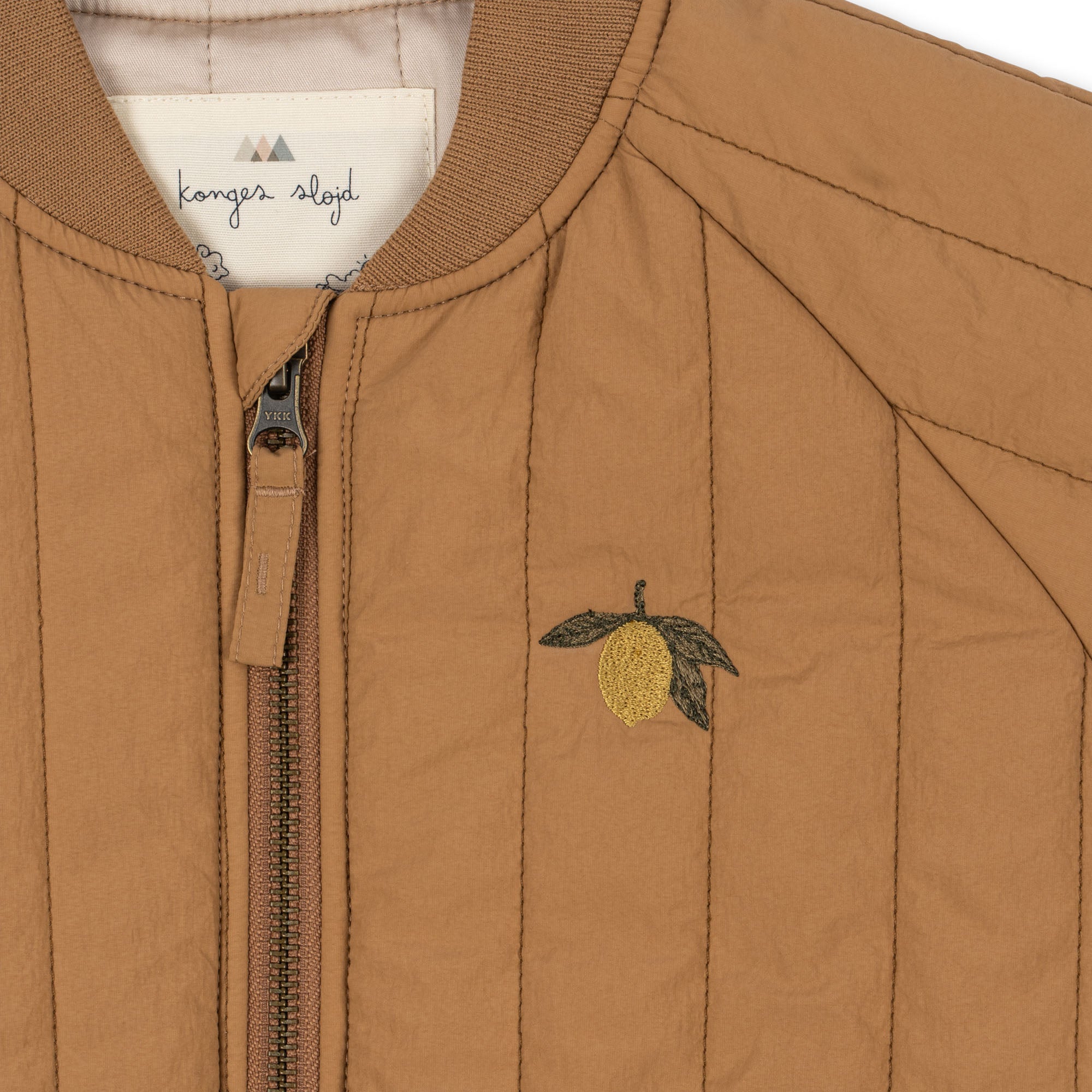 Konges Sløjd JUNO BOMBER JACKET - TOBBACO BROWN Konges Sløjd