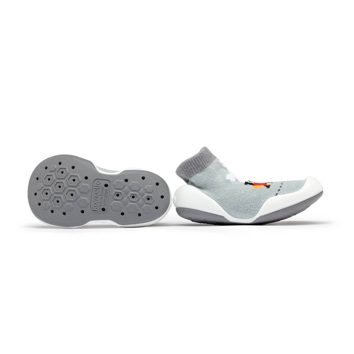 Komuello - Komuello first walker baby sock shoes - Train Komuello