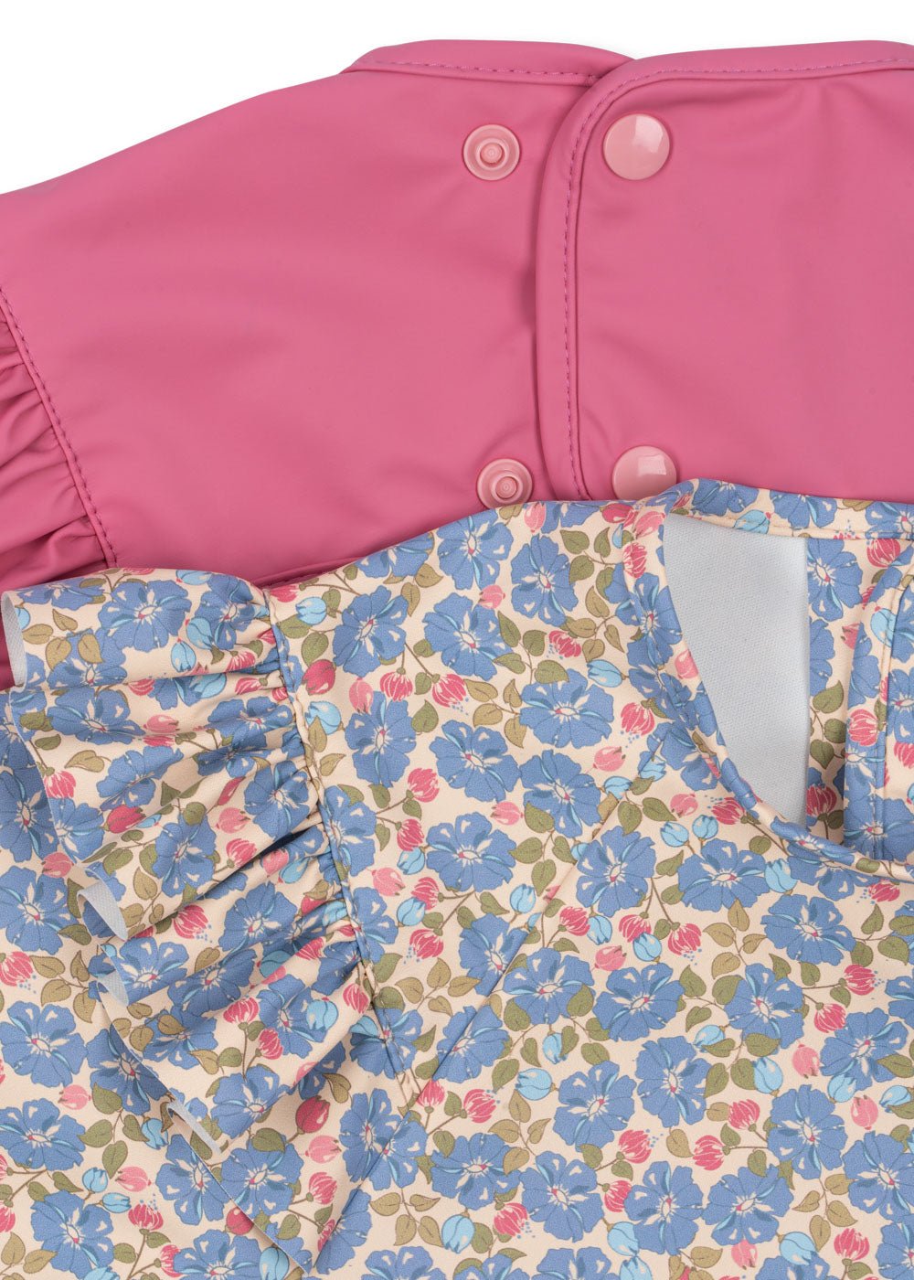 Konges Sløjd 2 - Pack Sleeved Bibs – Fleur Rosier & Chateau Rose Konges Sløjd