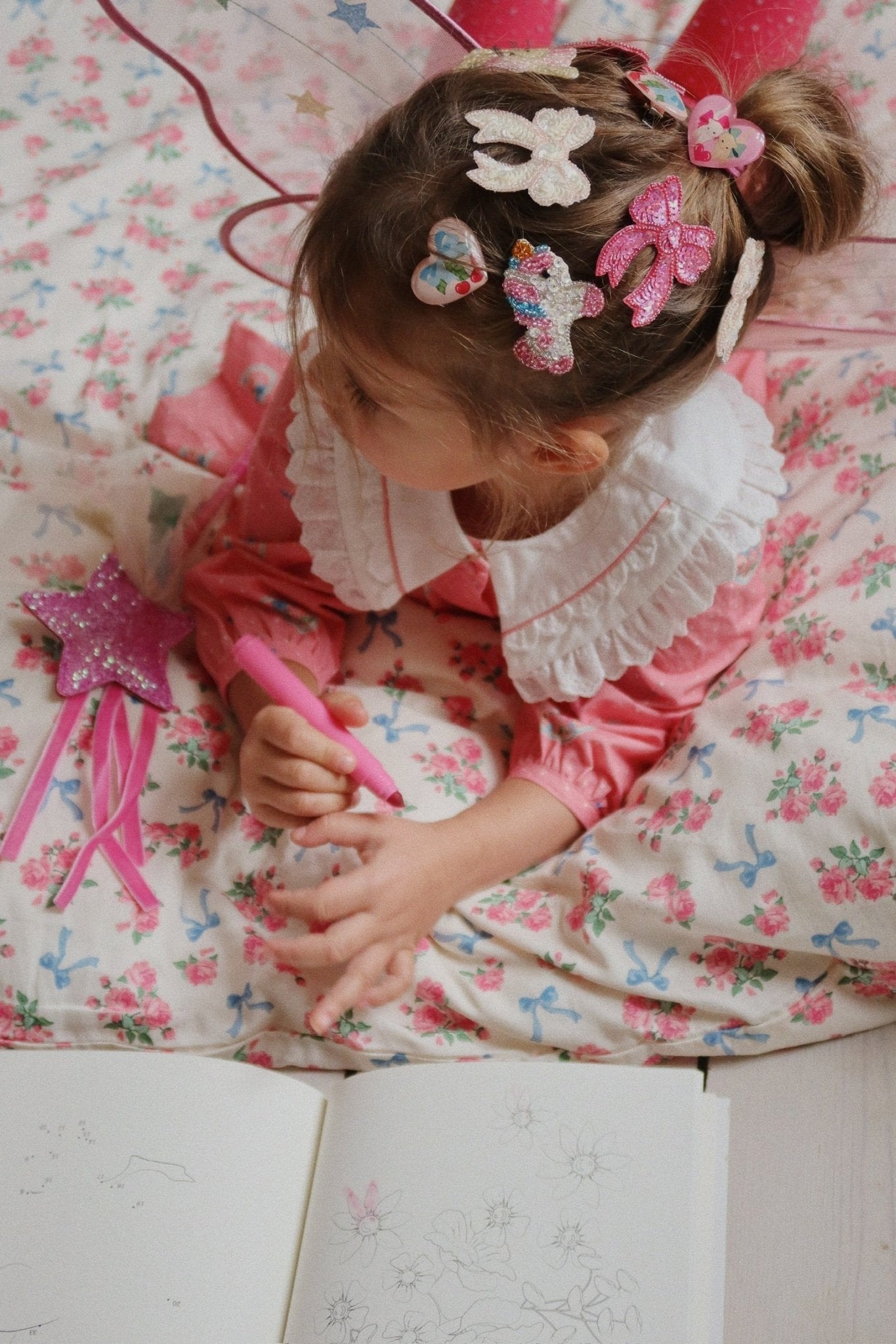 Konges Sløjd 2 PACK VILMA HAIR CLIP - amarena Konges Sløjd