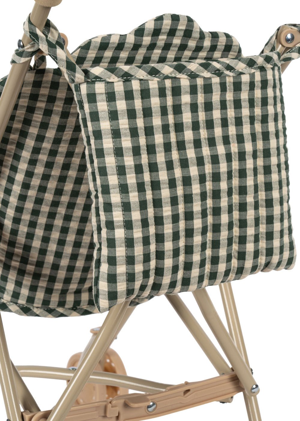 Konges Sløjd CHEEKY DOLL STROLLER - smoke pine check Konges Sløjd New Collection