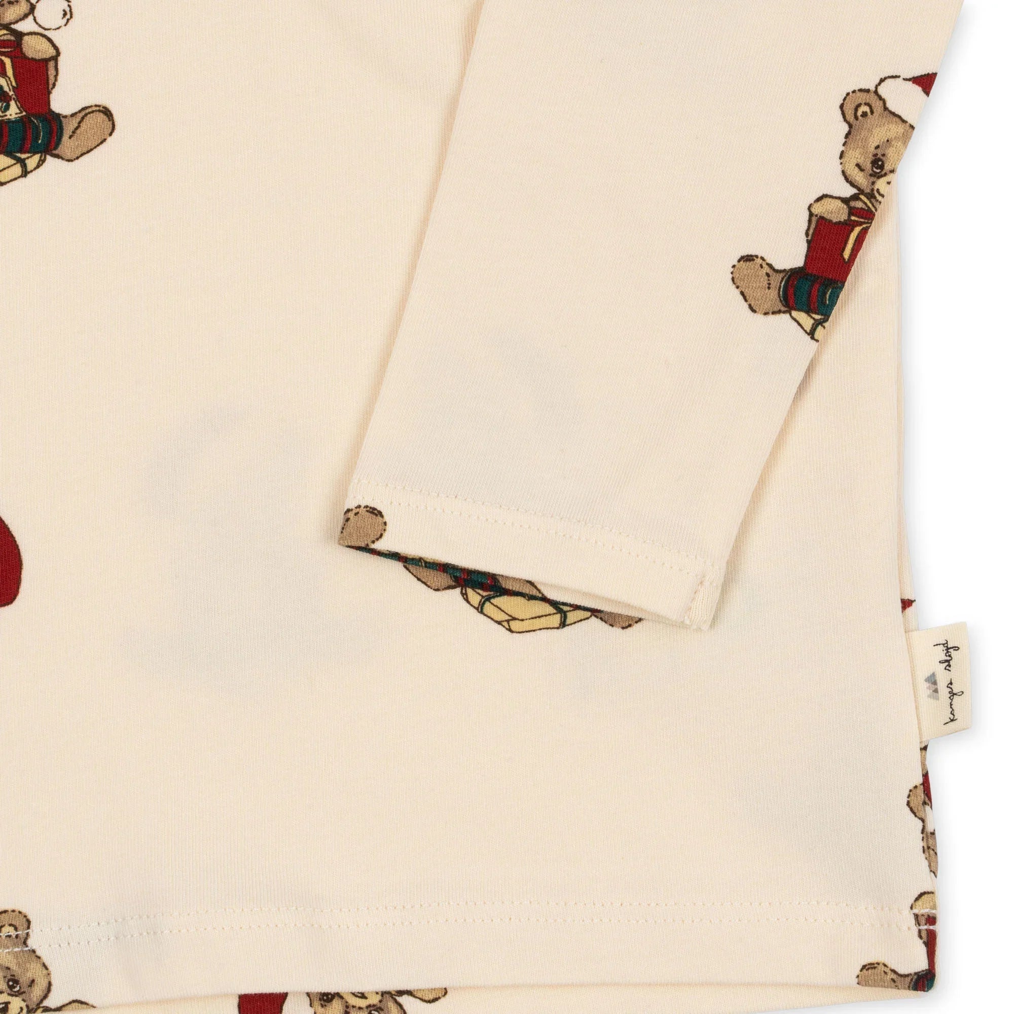 Konges Sløjd Christmas Teddy Basic Blouse/Pants Set Konges Sløjd