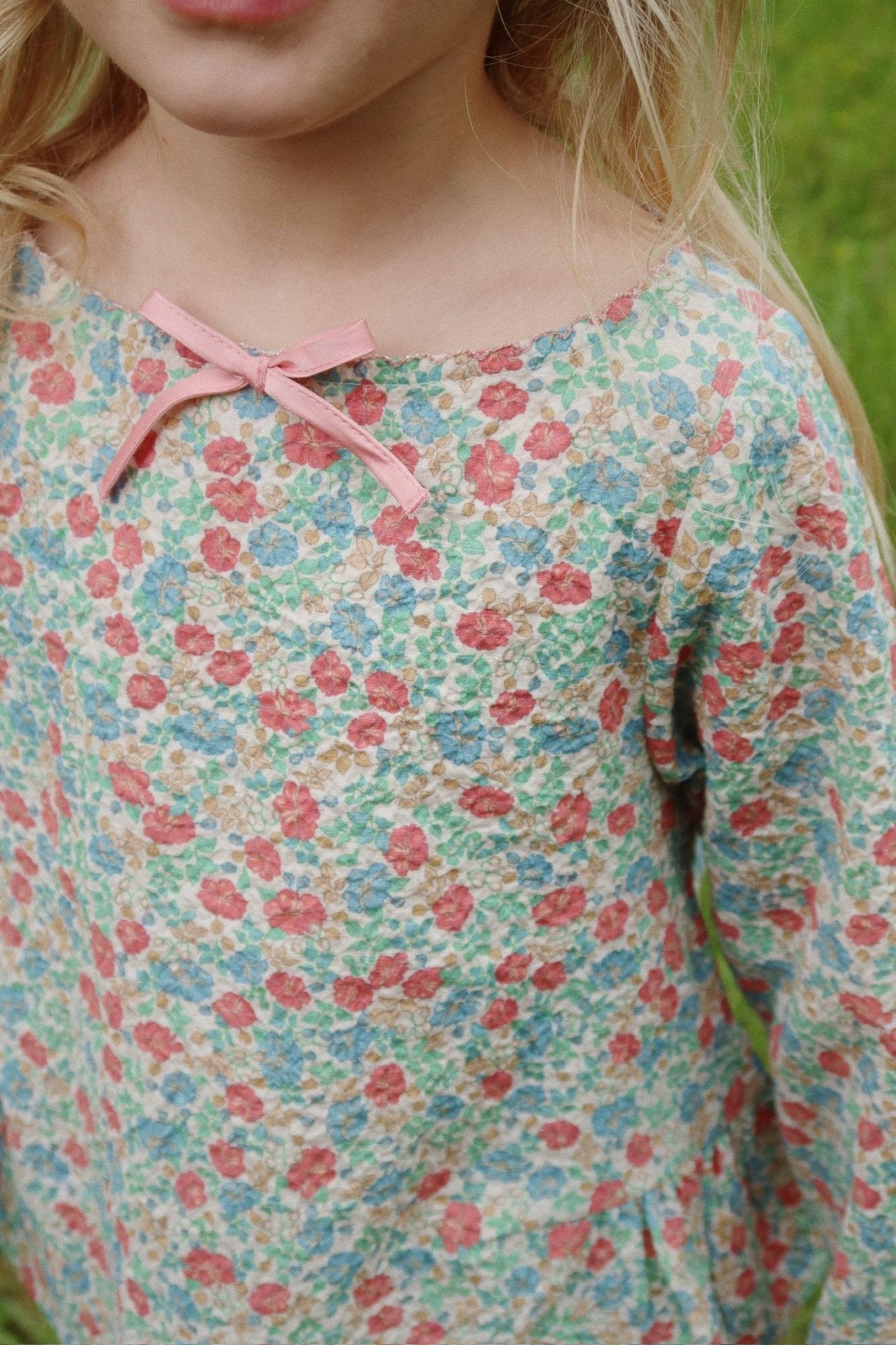 Konges Sløjd Elin Bow Blouse GOTS - Fiola Konges Sløjd