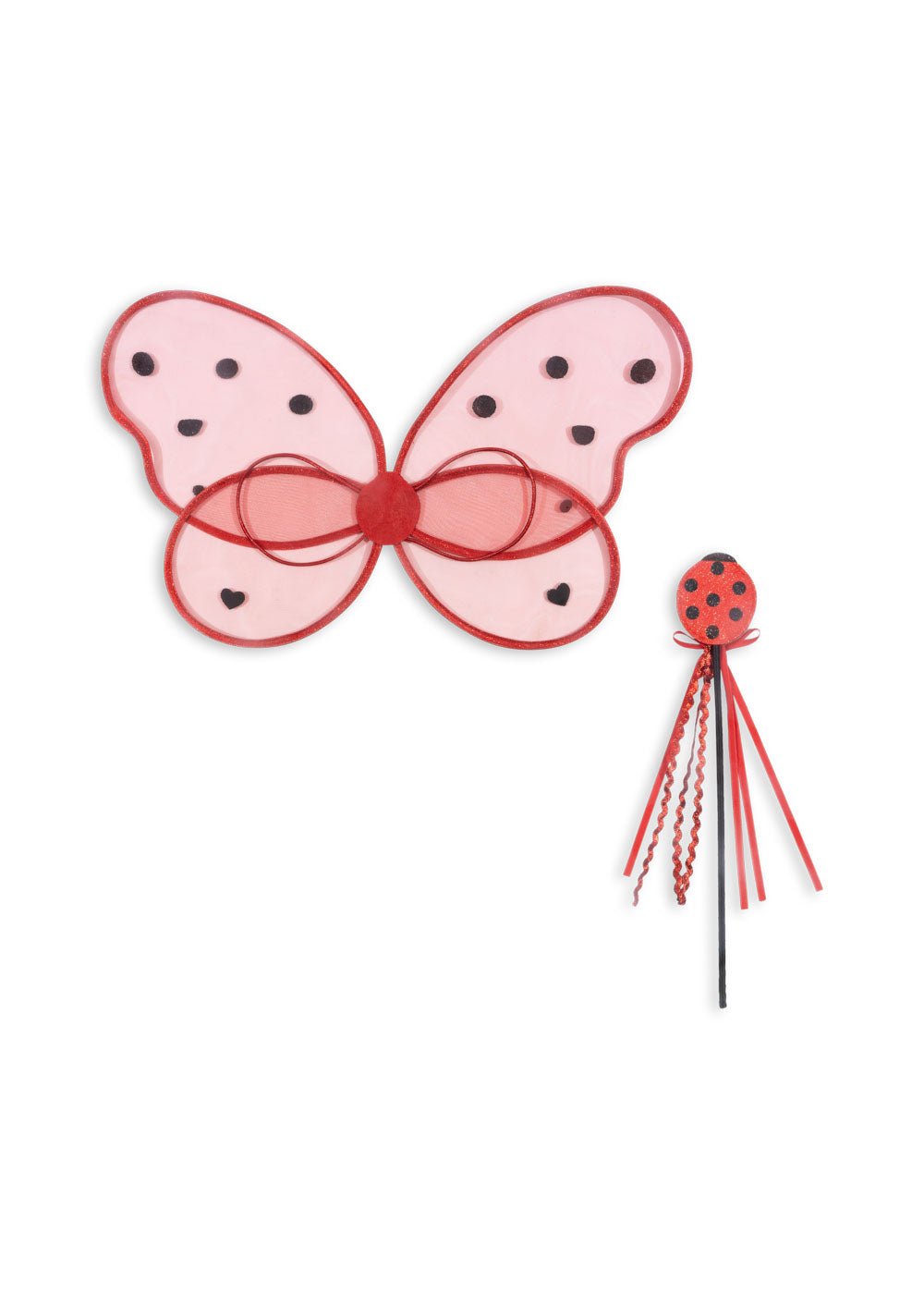 Konges Sløjd FAIRY LADYBUG COSTUME - ladybug glitter Konges Sløjd