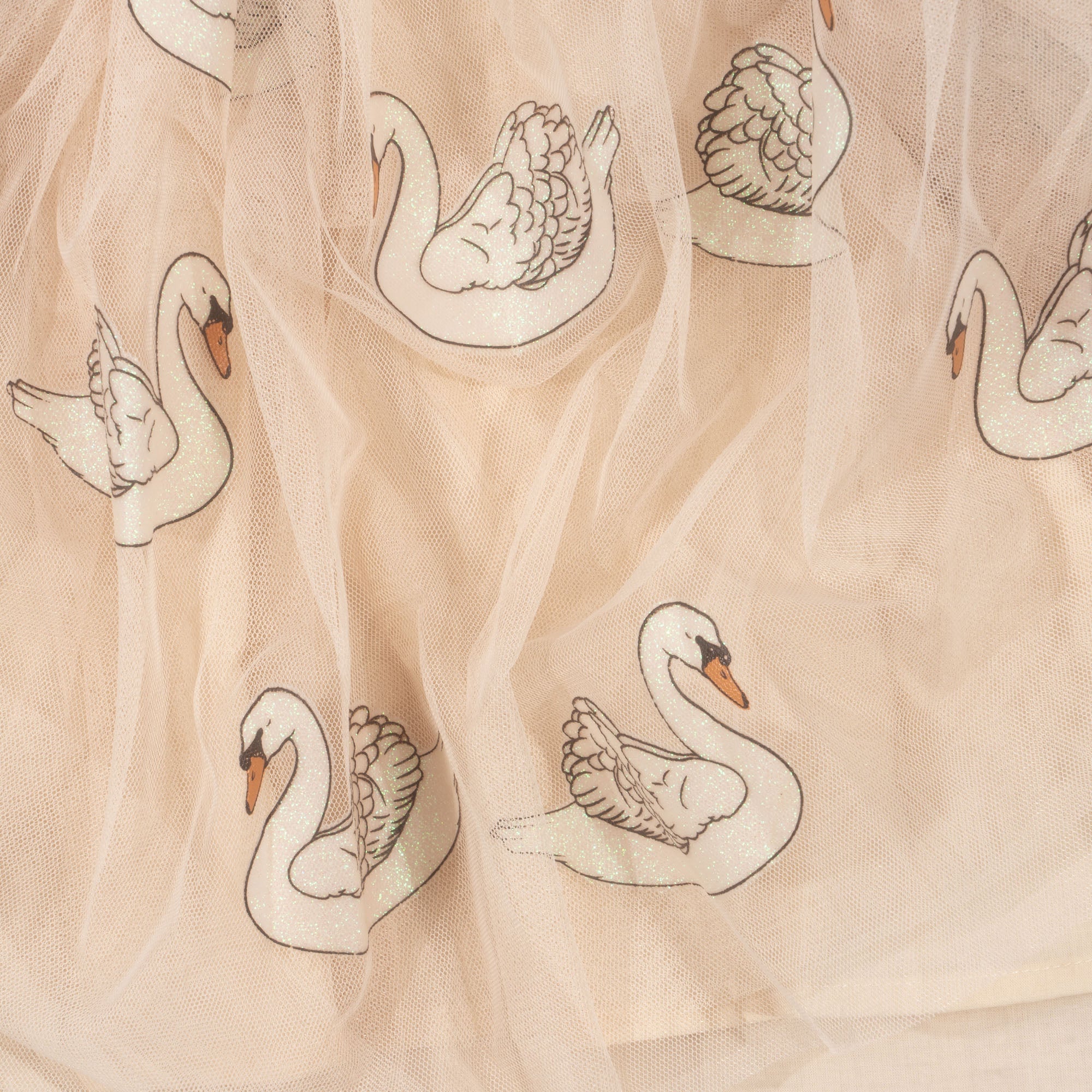 Konges Sløjd FAYETTE DRESS - swan glitter Konges Sløjd
