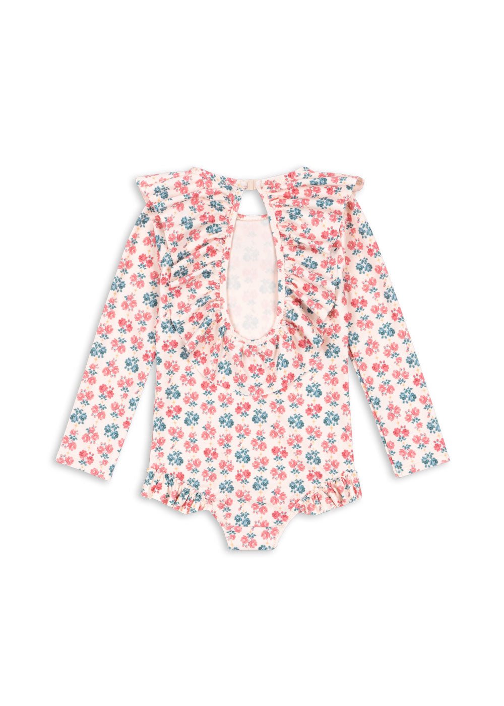 Konges Sløjd Manuca Long Sleeve Swimsuit - Lumina Rose
