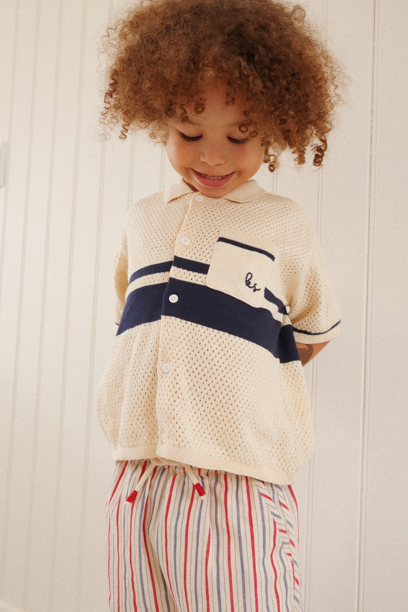 Konges Sløjd MARLON SHORTS GOTS - ANTIQUE STRIPE Konges Sløjd