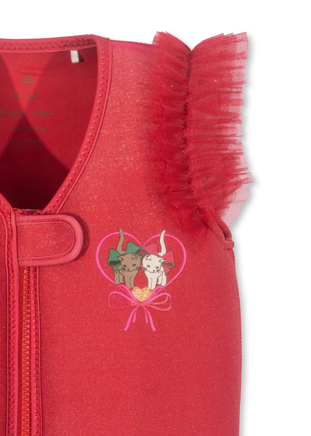 Konges Sløjd THALIA SWIM VEST - viva magenta details