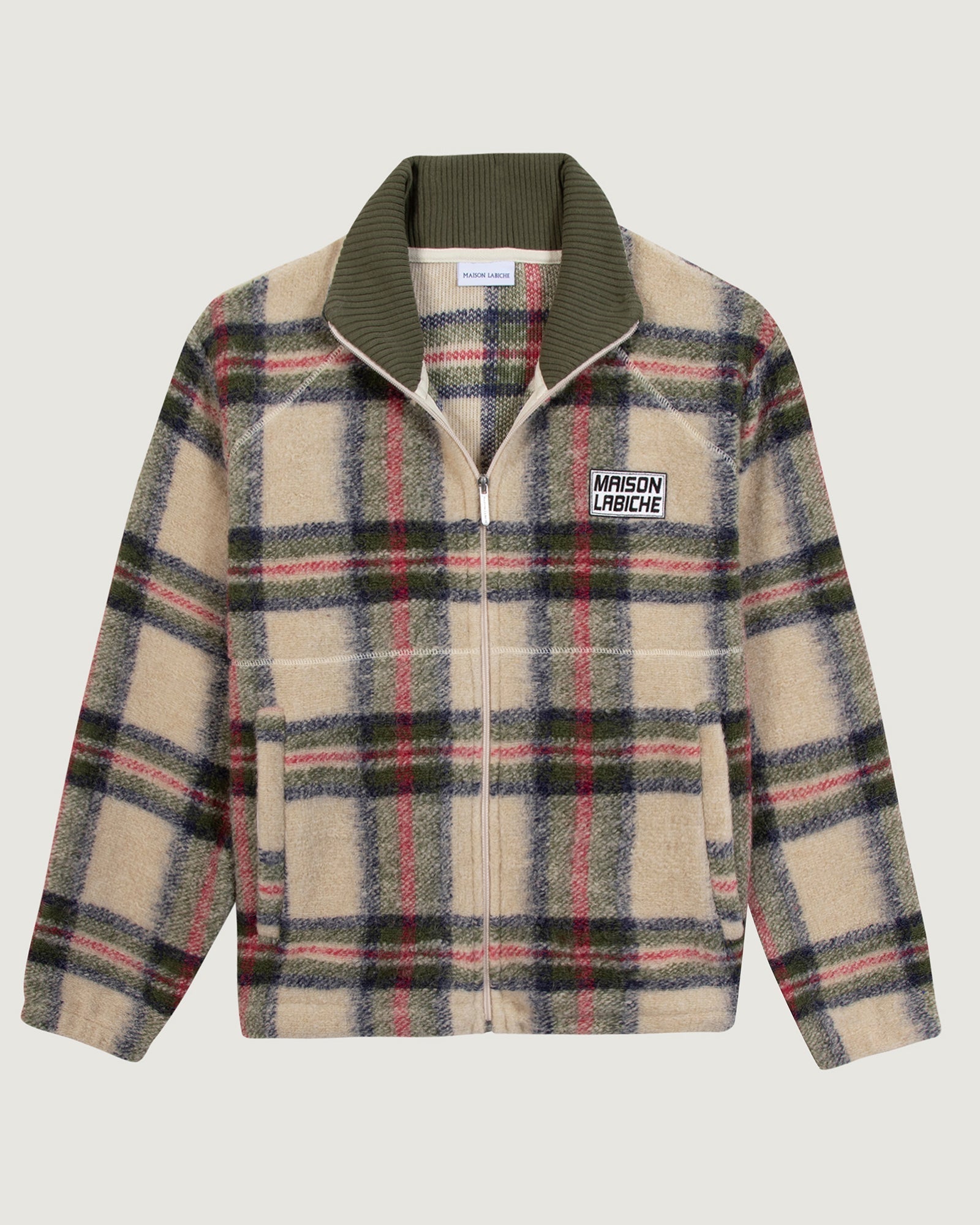 Maison Labiche "Maison Labiche" cherubini wool jacket - BEIGE CHECK Maison Labiche