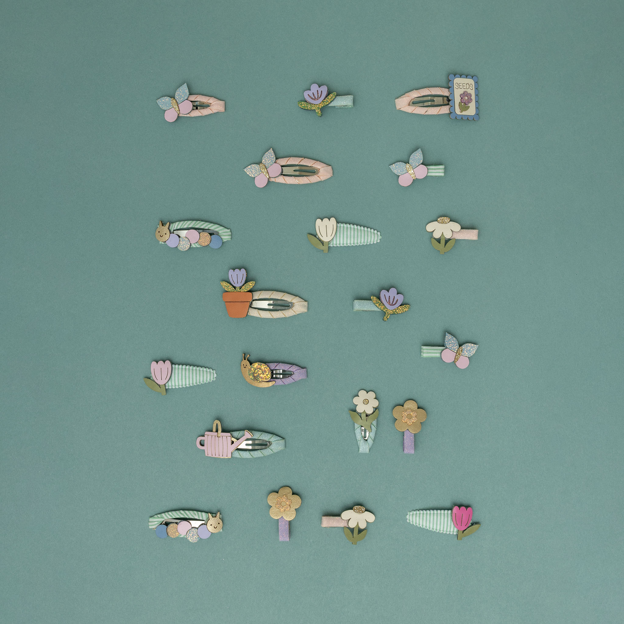 Mimi & Lula Flower garden mini clips Mimi & Lula
