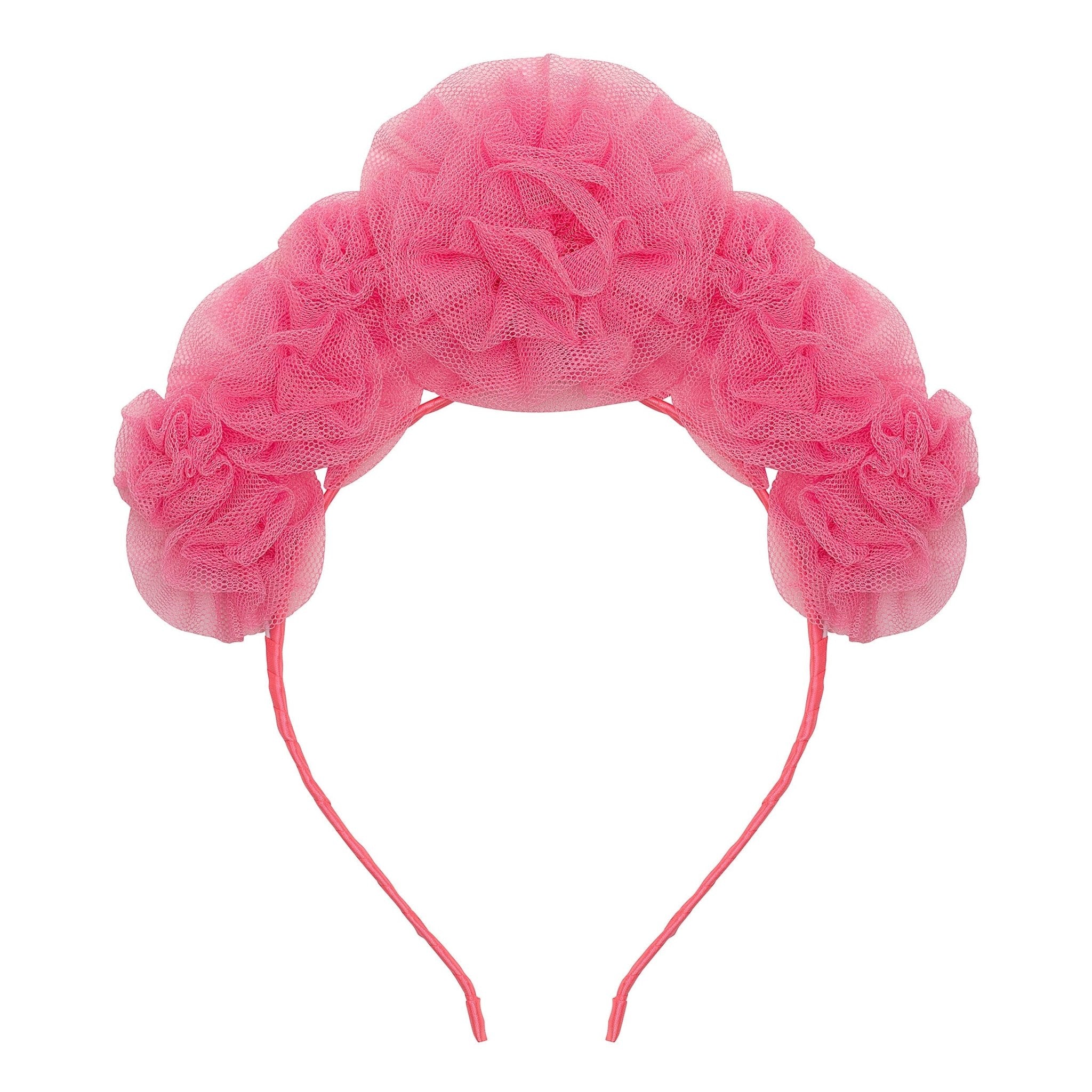 Mimi & Lula Pink ruffle flower headdress Mimi & Lula